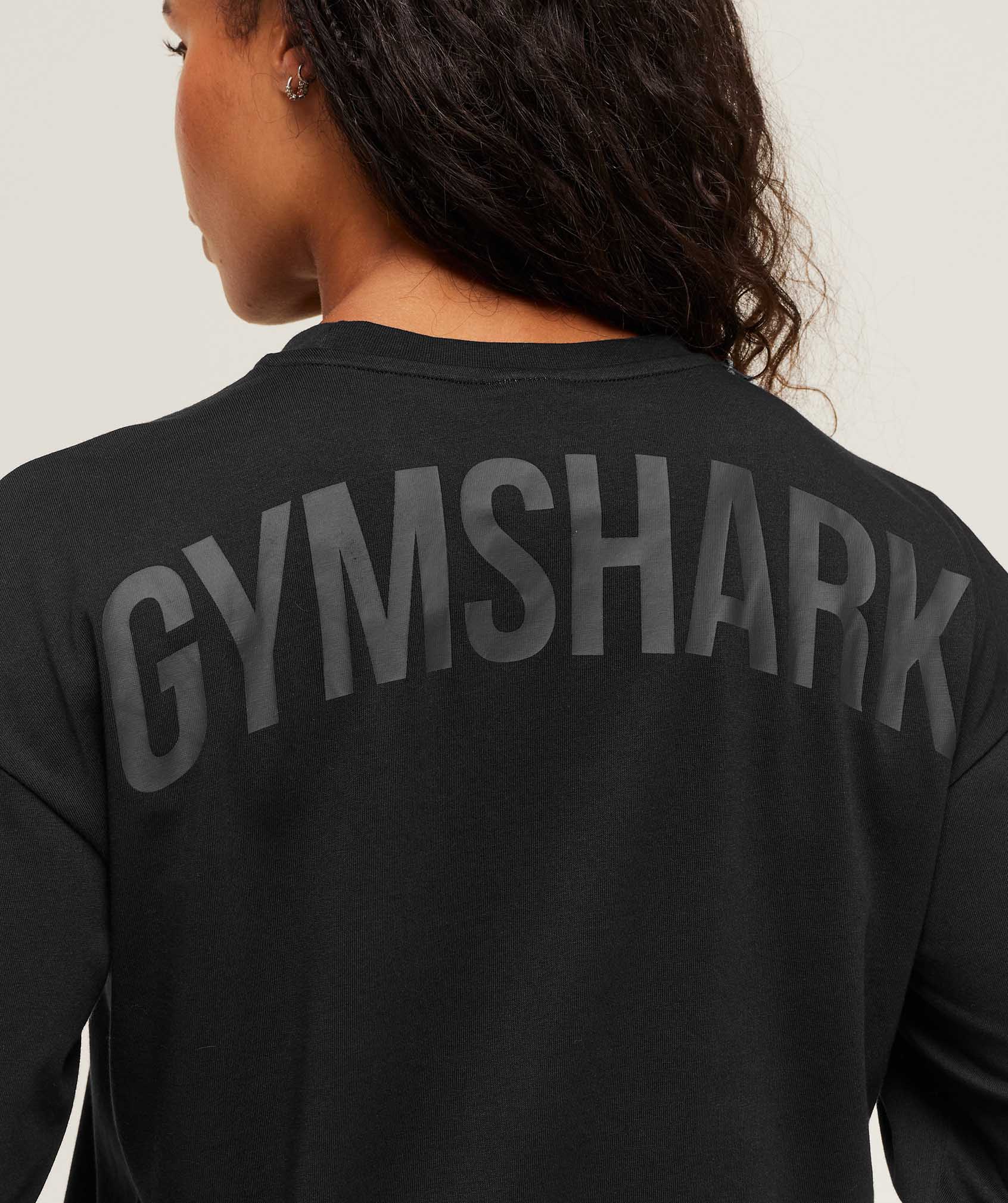 Gymshark Power Long Sleeve Top - Black