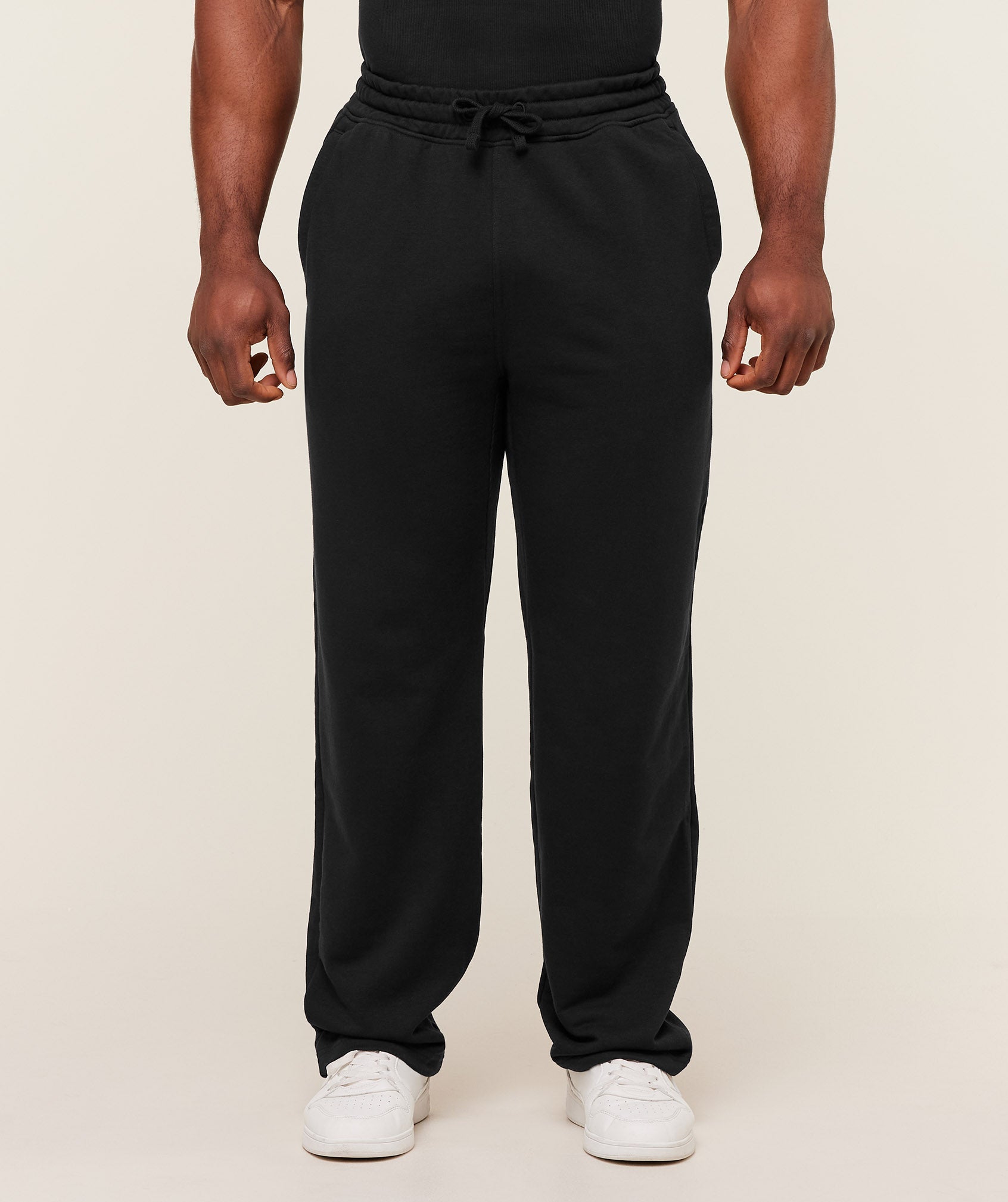 Gymshark Power Straight Leg Pants - GS Black/GS Asphalt Grey