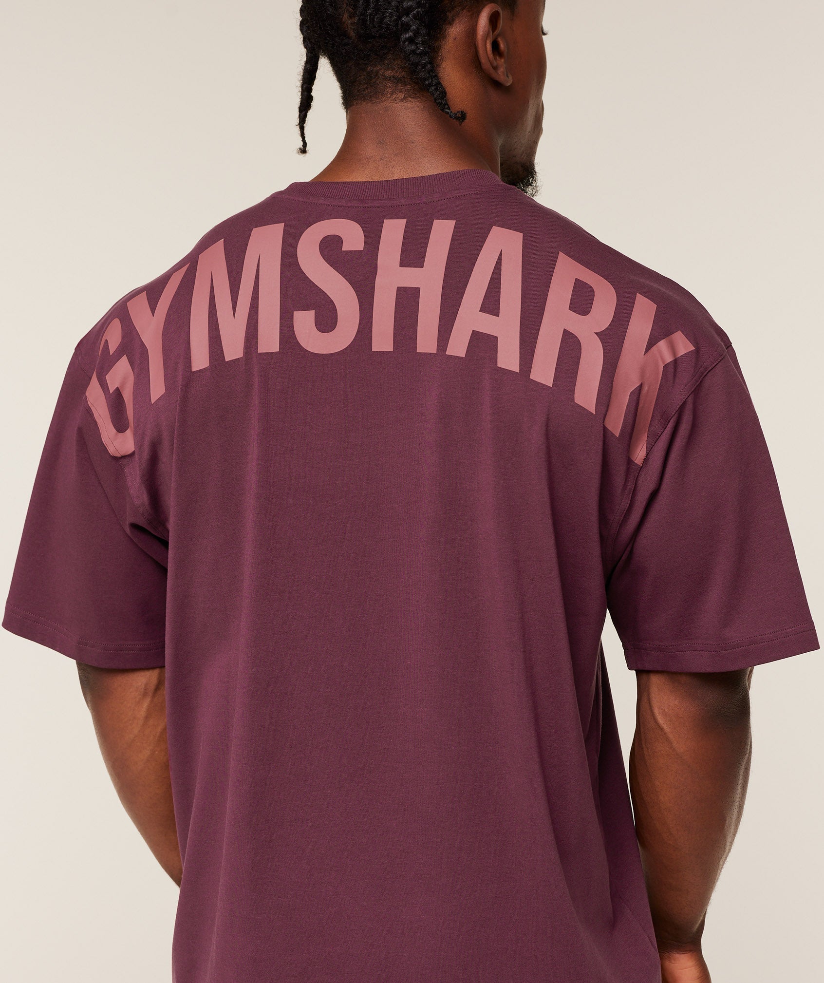 Gymshark Power T-Shirt - GS Impact Burgundy