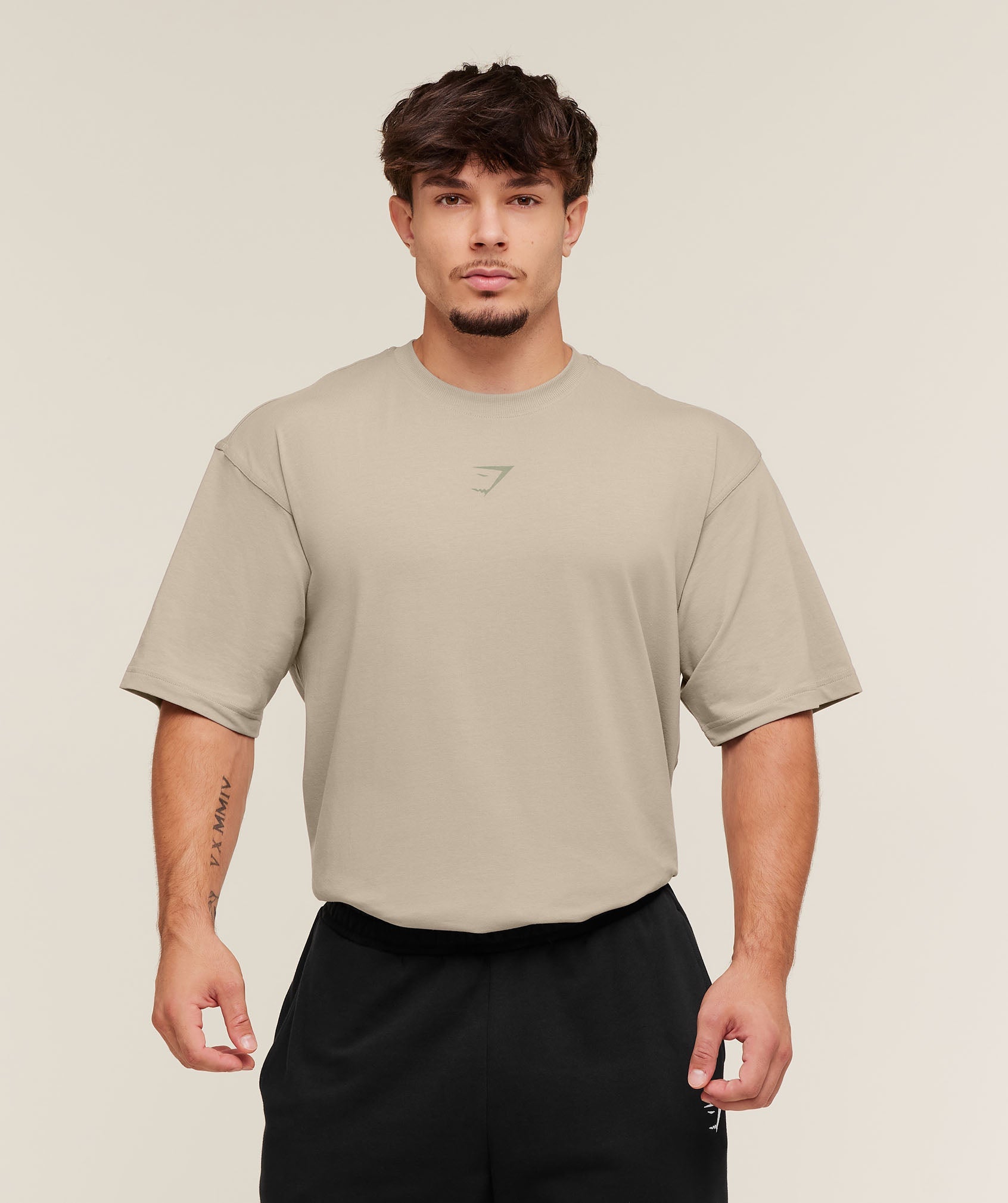 Gymshark Power T-Shirt - Mushroom Grey