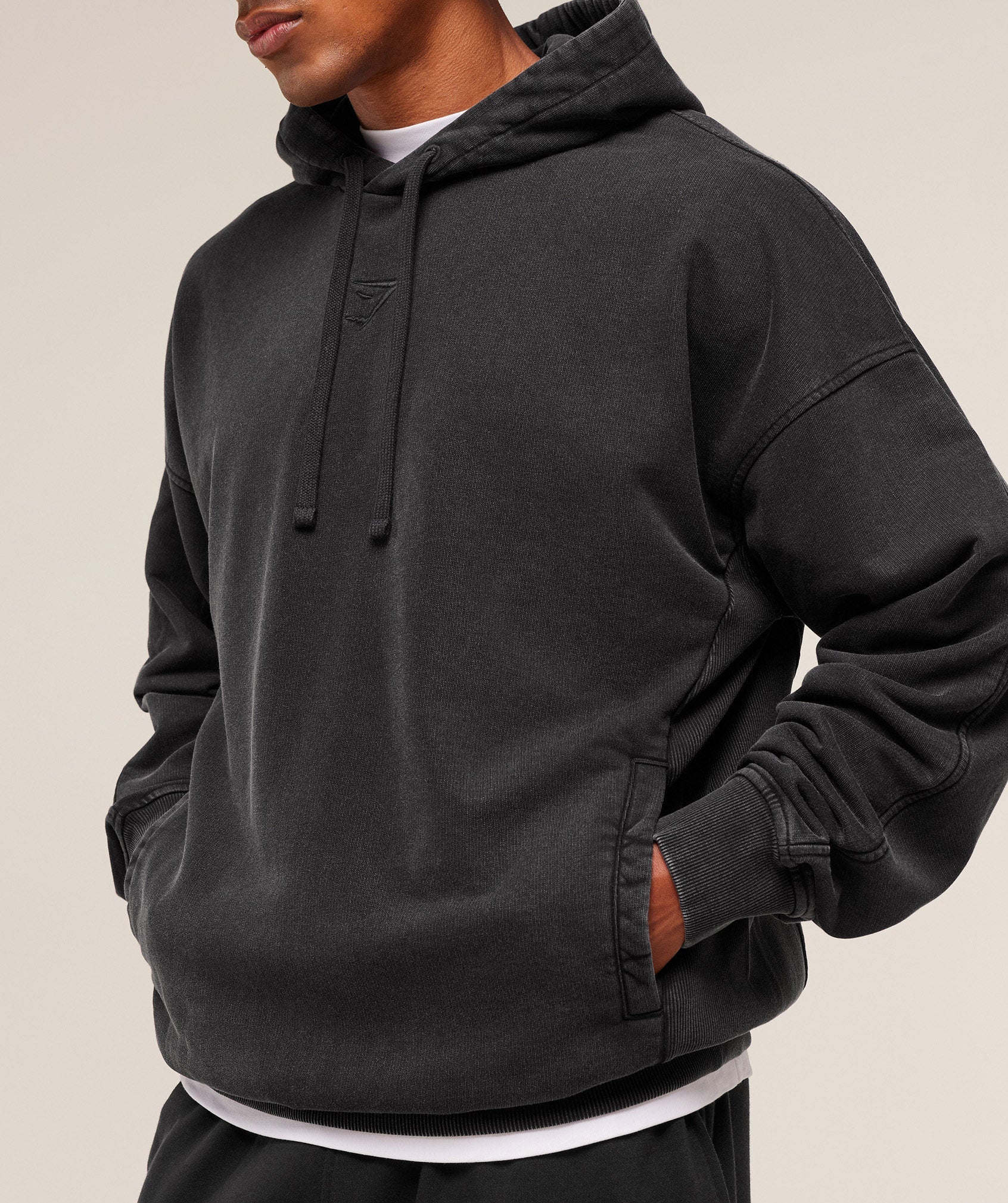 Gymshark Power Washed Hoodie - GS Black