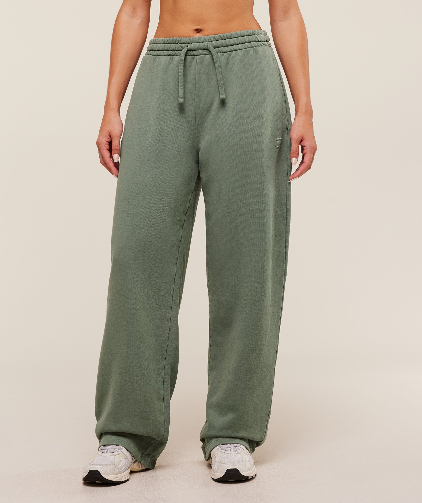 Gymshark Power Washed Joggers - Unit Green/Acid Wash Small Ball