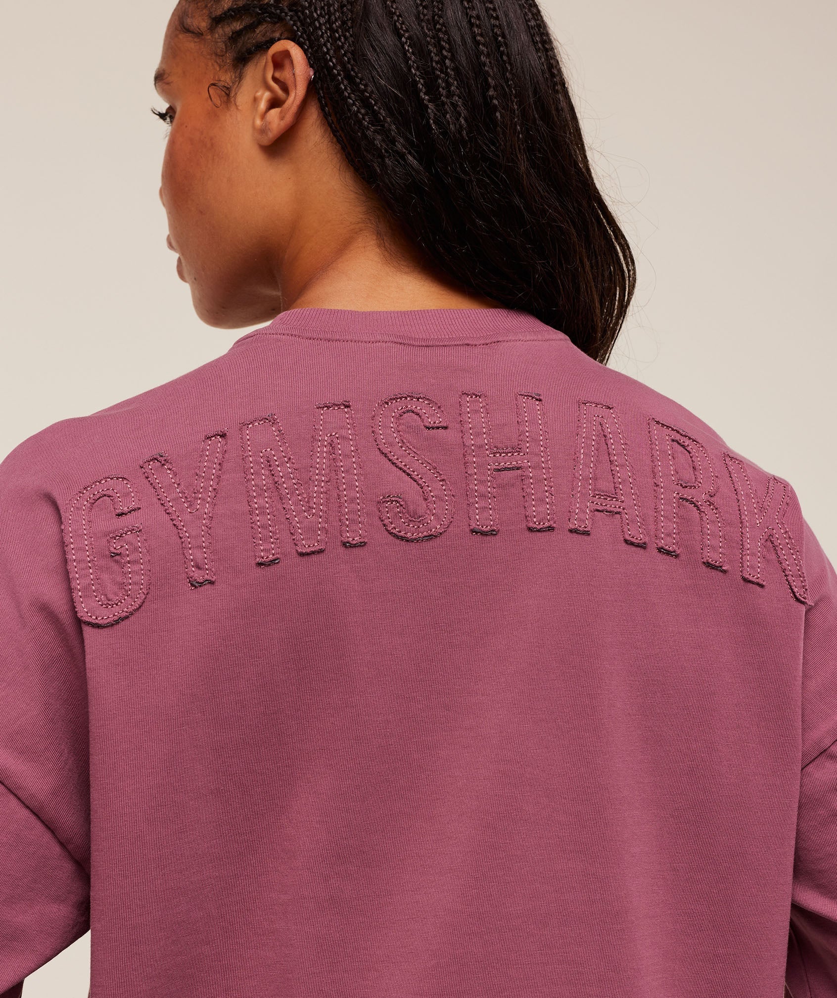 Gymshark Power Washed Oversized T-Shirt - Reset Pink/Acid Wash Small Ball