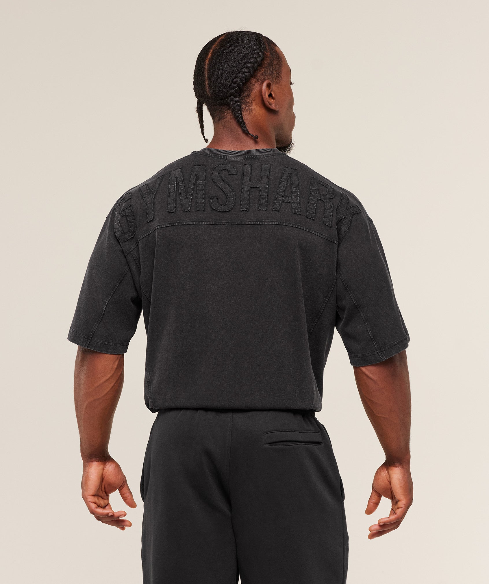 Gymshark Power Washed T-Shirt - GS Black