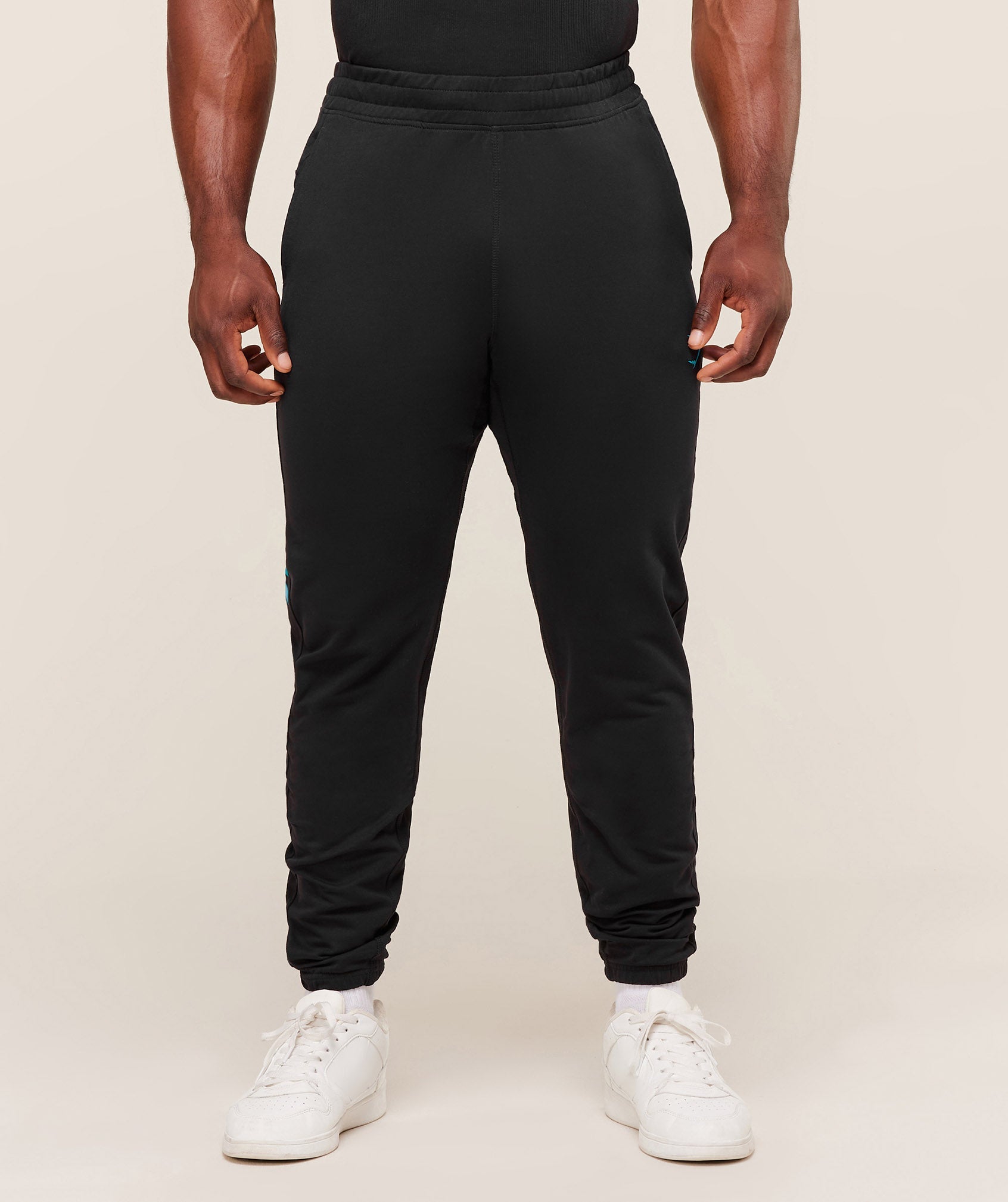 Gymshark Prime Joggers - Black/Brand Blue