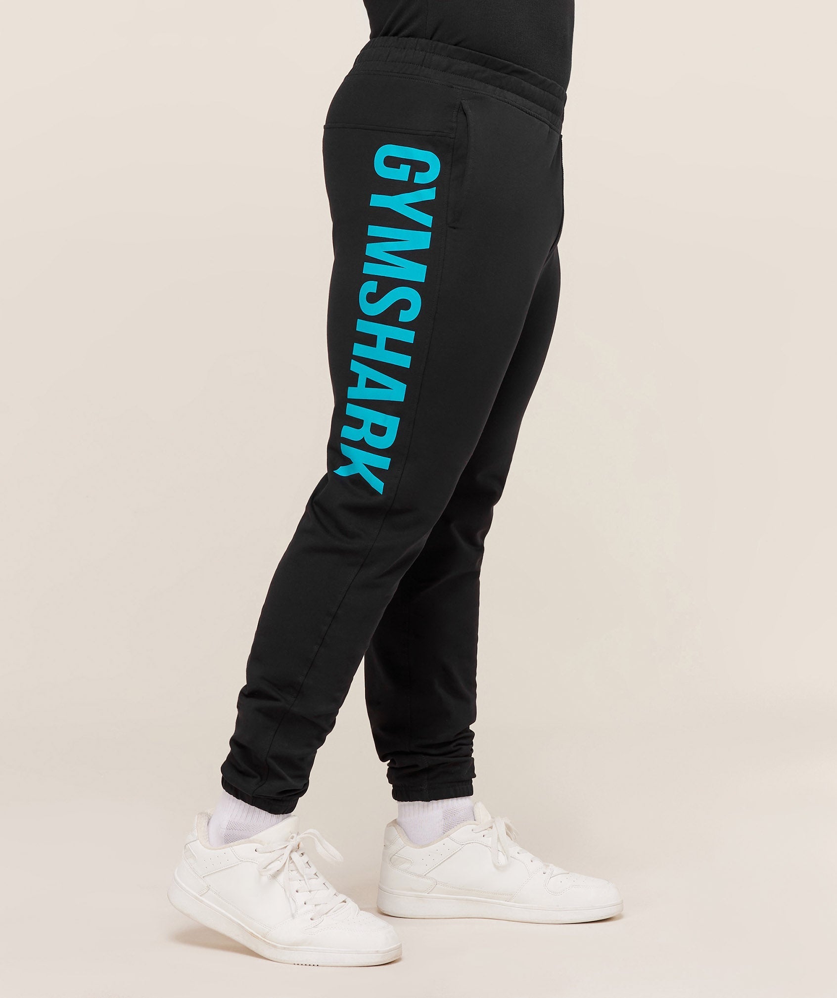 Gymshark Prime Joggers - Black/Brand Blue