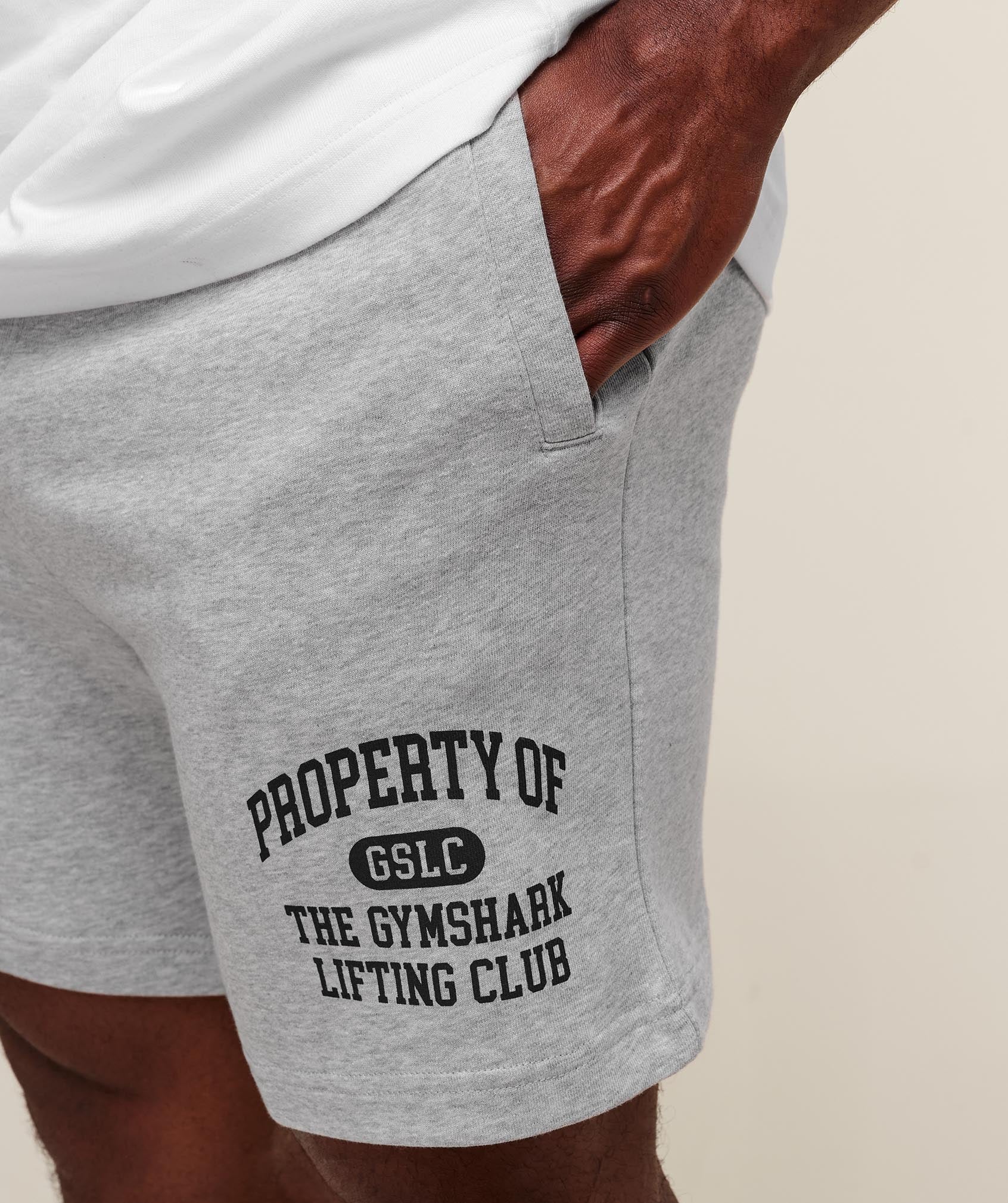 Property Of 7" Shorts - Light Grey Core Marl