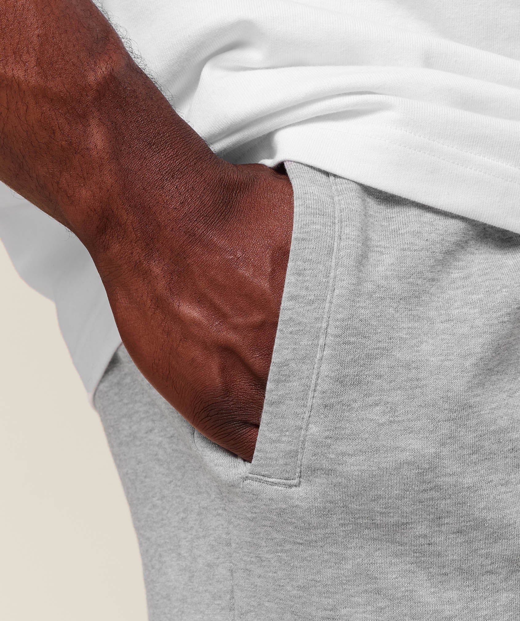 Property Of 7" Shorts - Light Grey Core Marl