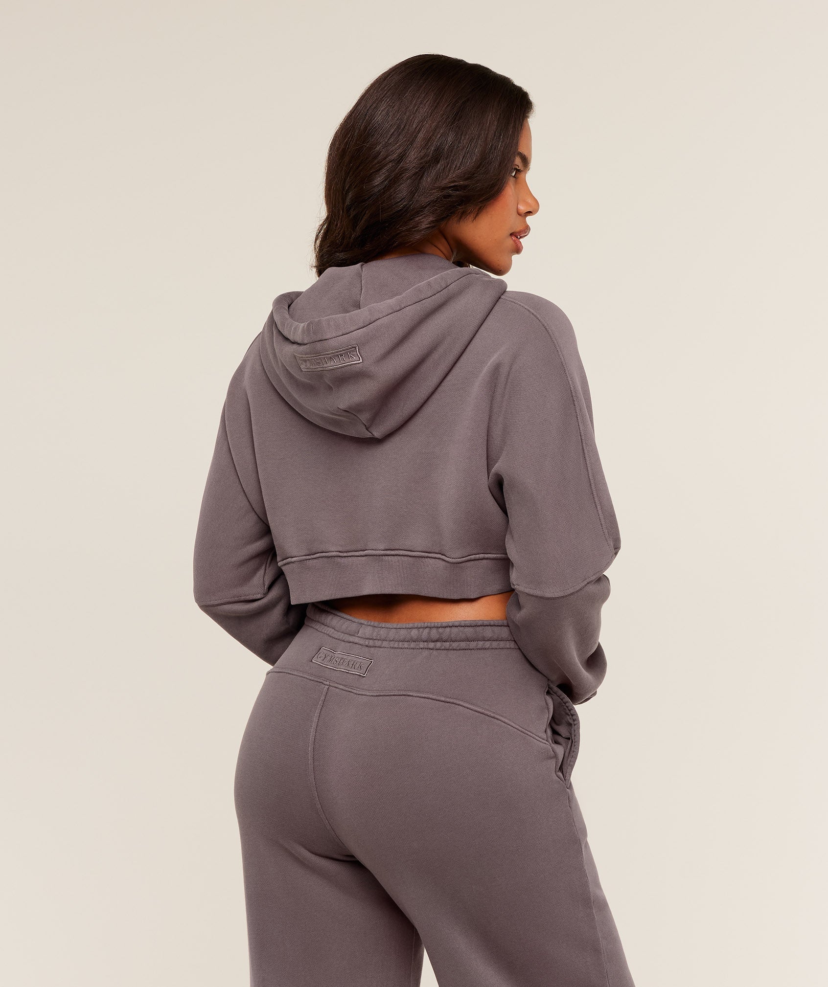 Gymshark Pump Zip Through Hoodie - GS Cool Brown/WASH
