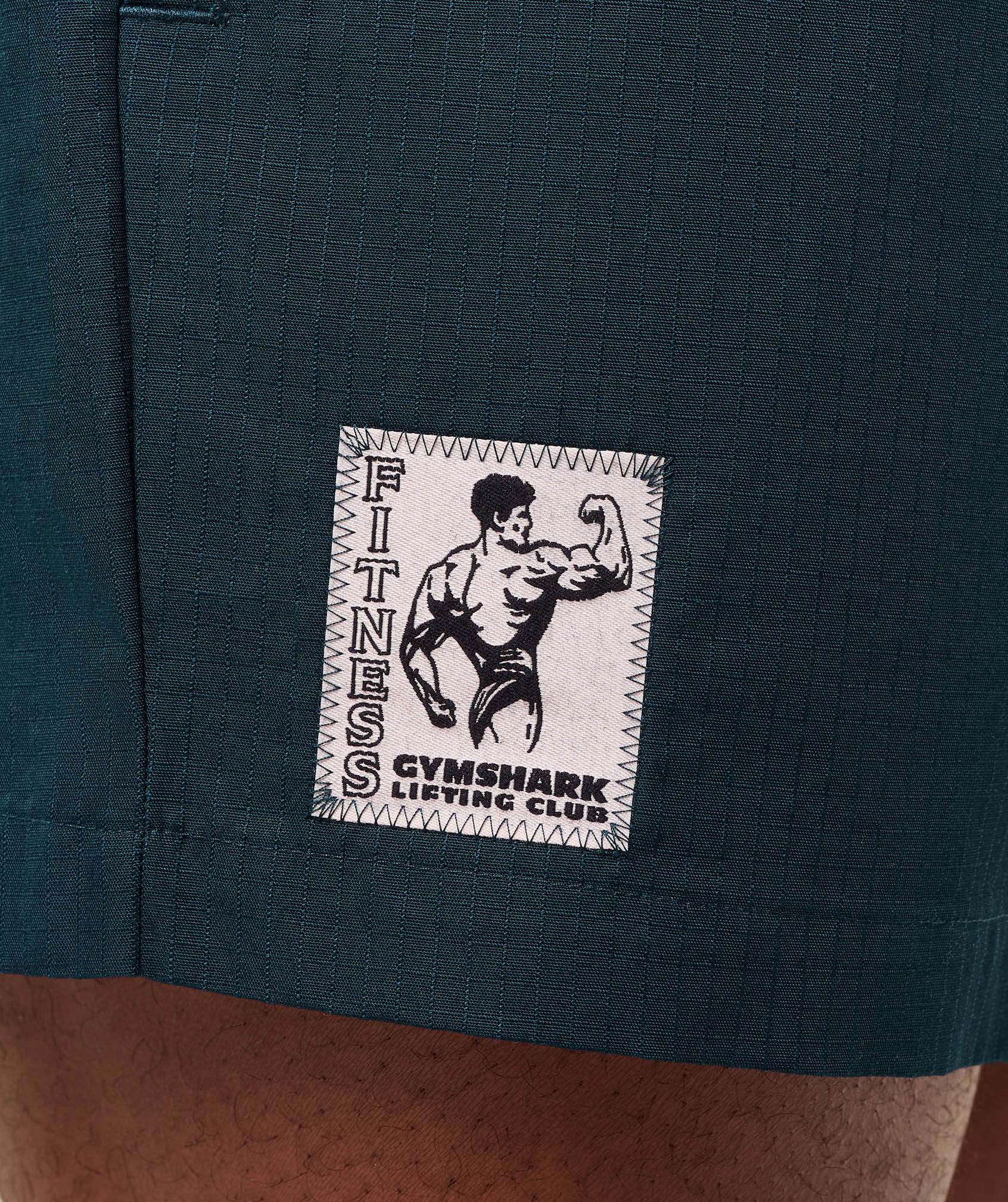 Gymshark Pumper Shorts 5" - Deep Petrol Blue