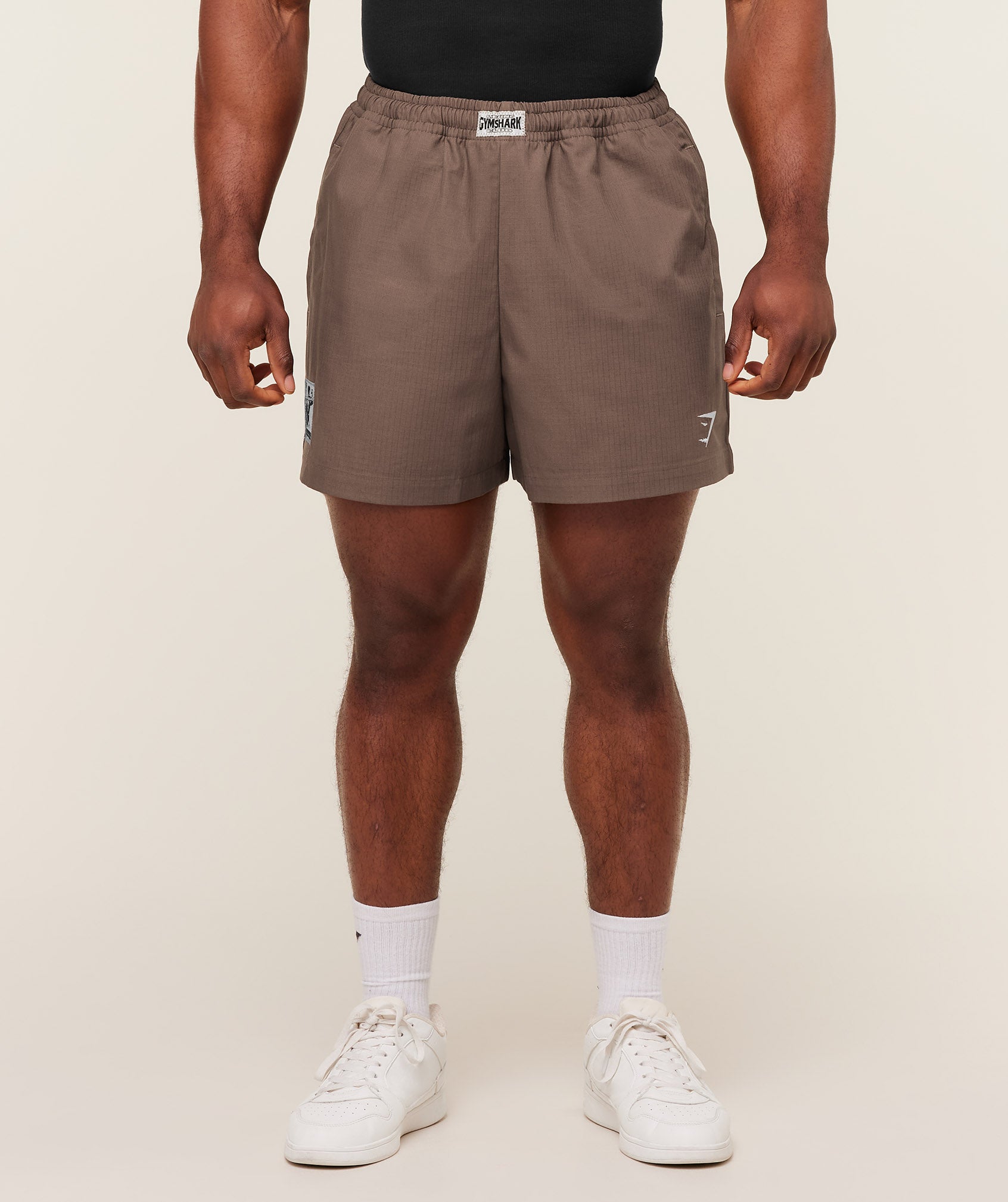 Gymshark Pumper Shorts 5" - Soft Brown