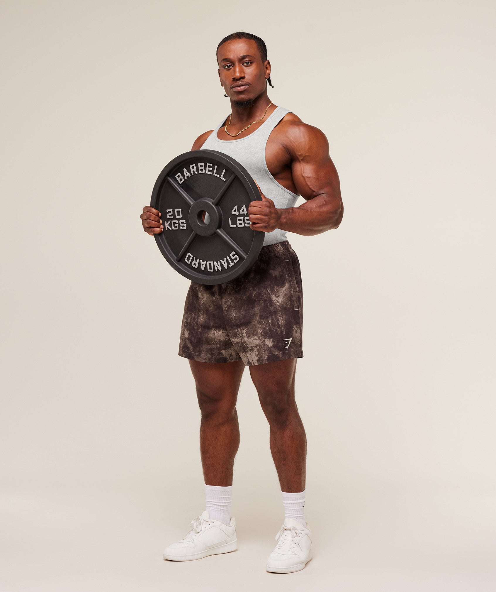 Gymshark Pumper Shorts 5" - Soul Taupe