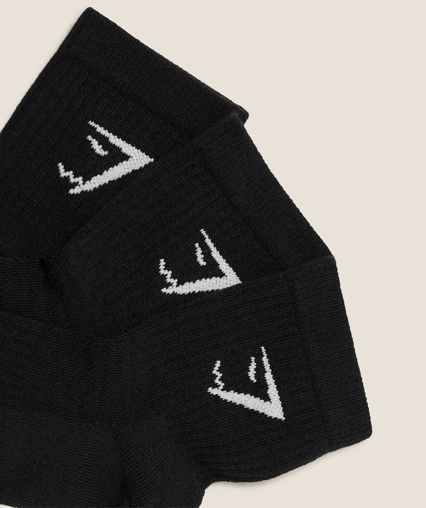 Gymshark Midi Socks 3pk - GS Black