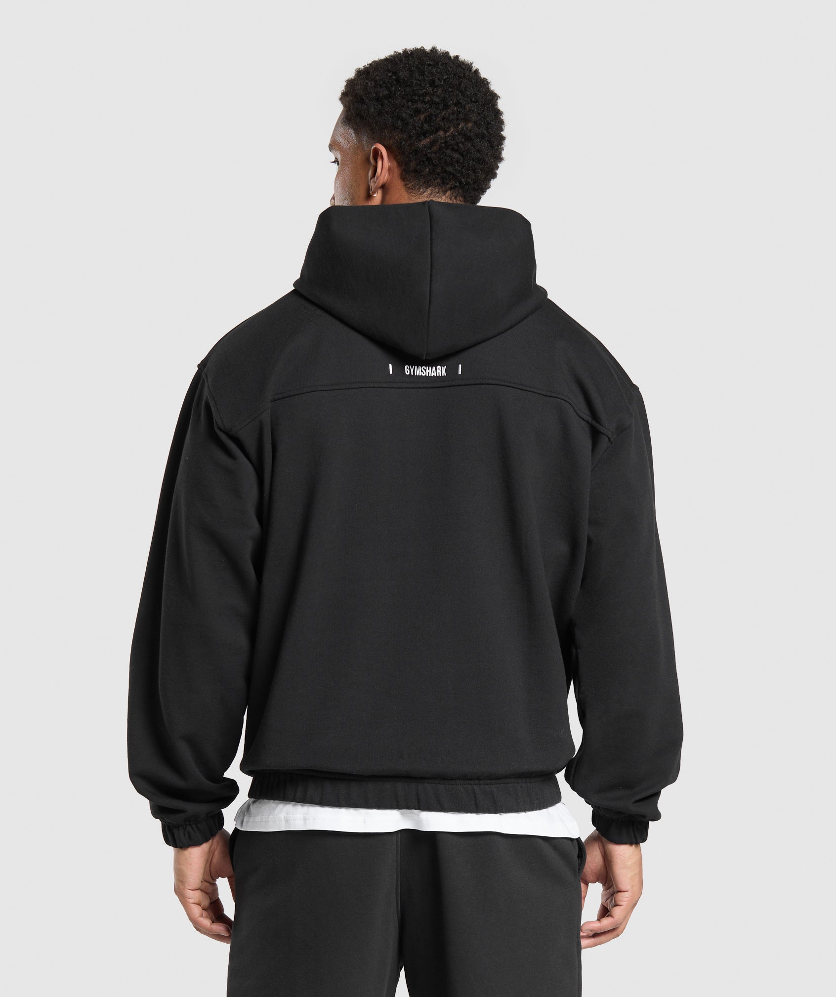 Gymshark Rest Day Essentials Boxy Hoodie - Black