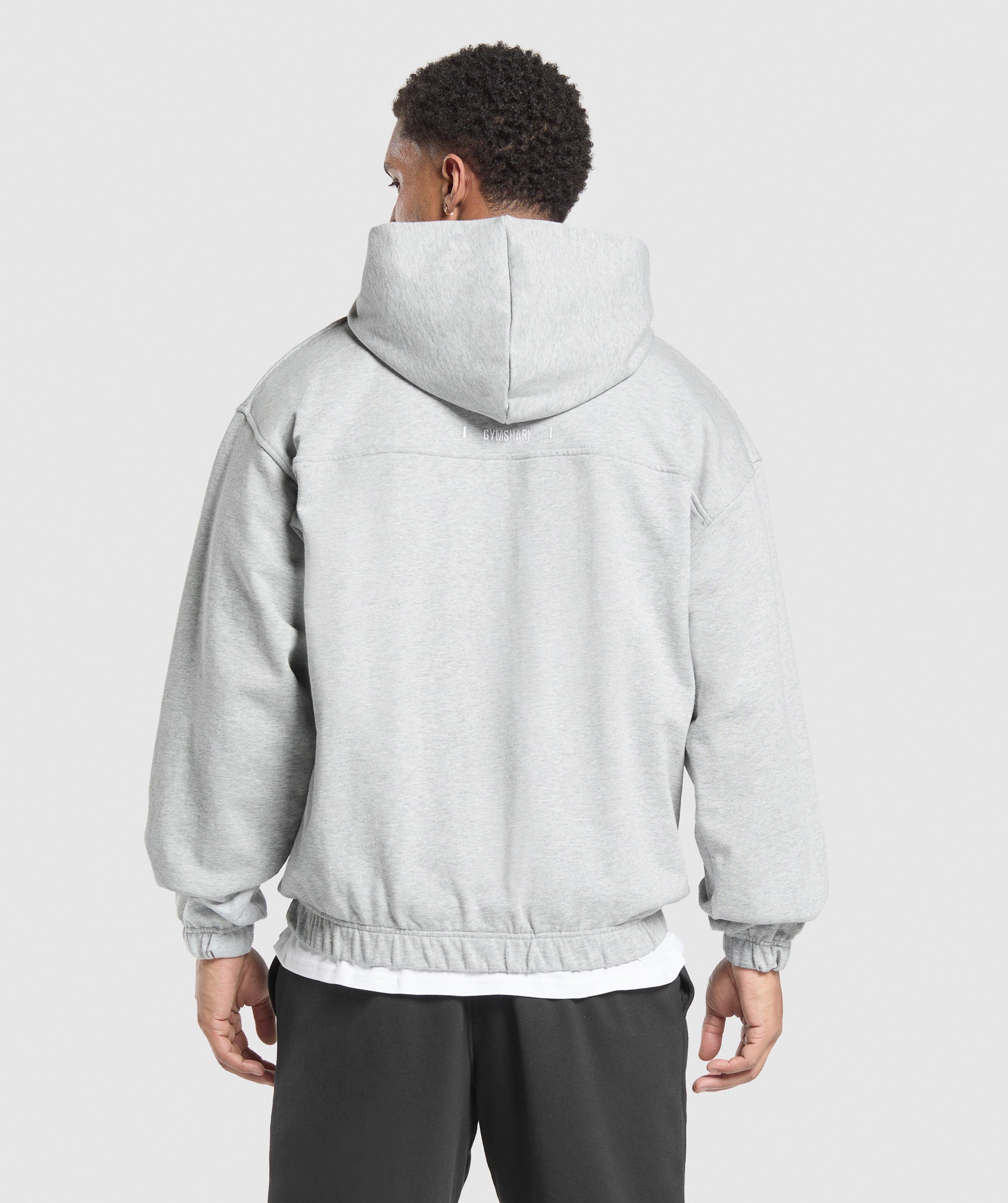 Rest Day Essentials Zip Hoodie - Light Grey Core Marl