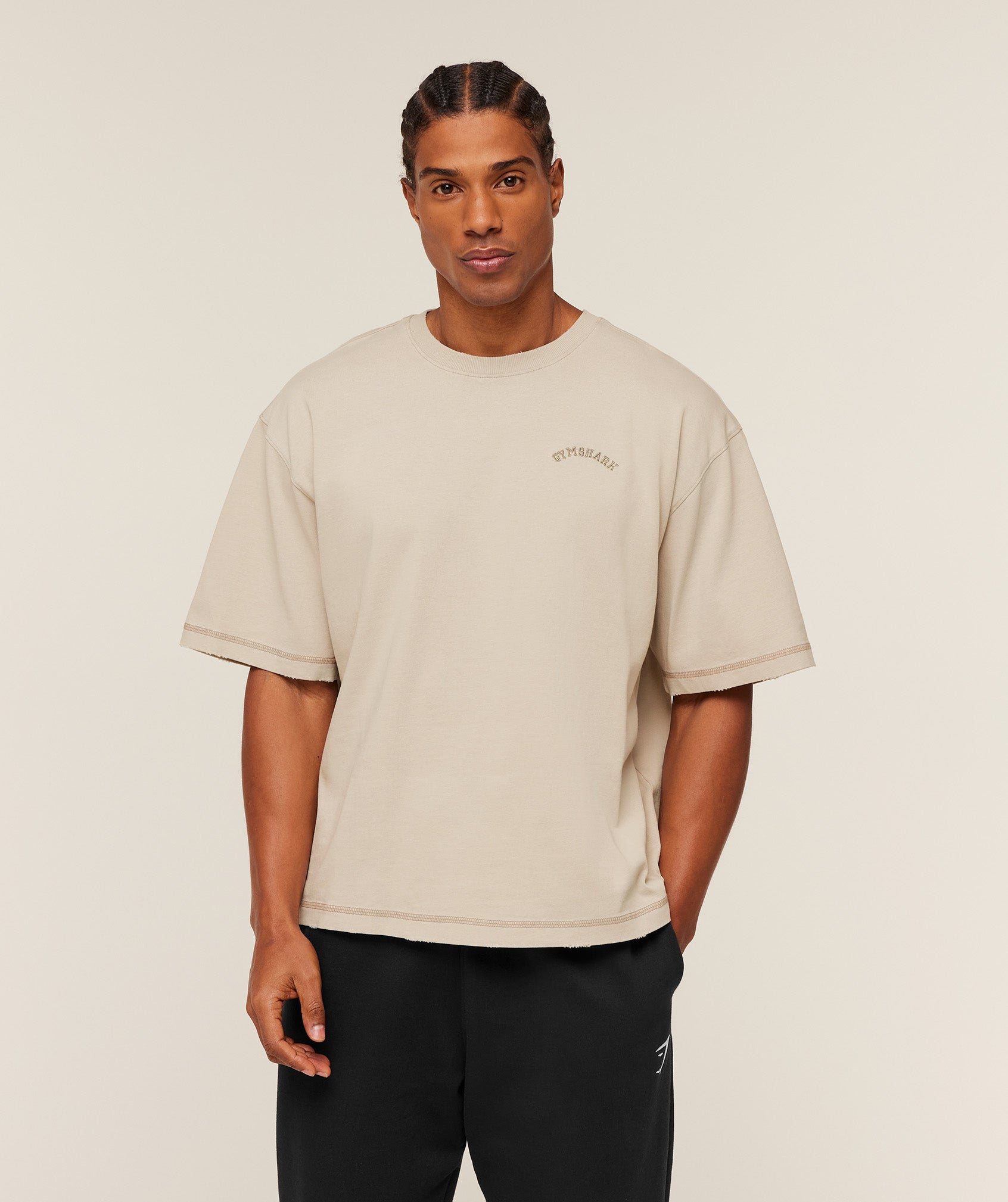 Gymshark Re-Rack T-Shirt - Pebble Grey