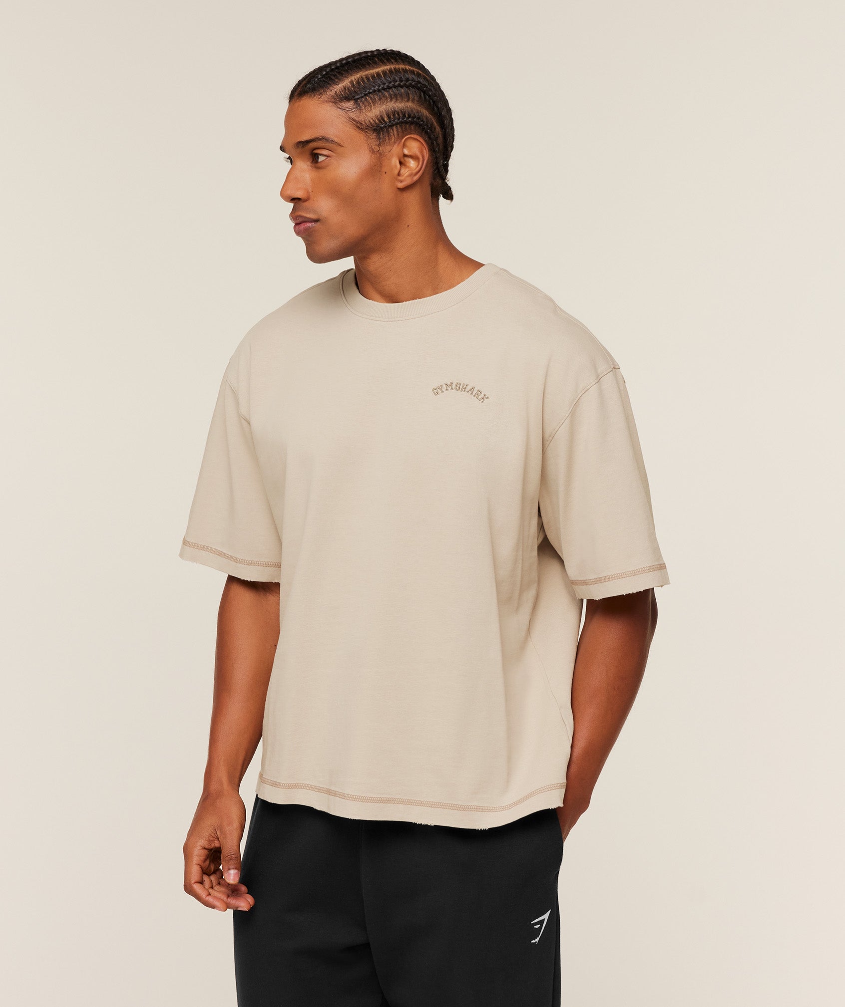 Gymshark Re-Rack T-Shirt - Pebble Grey