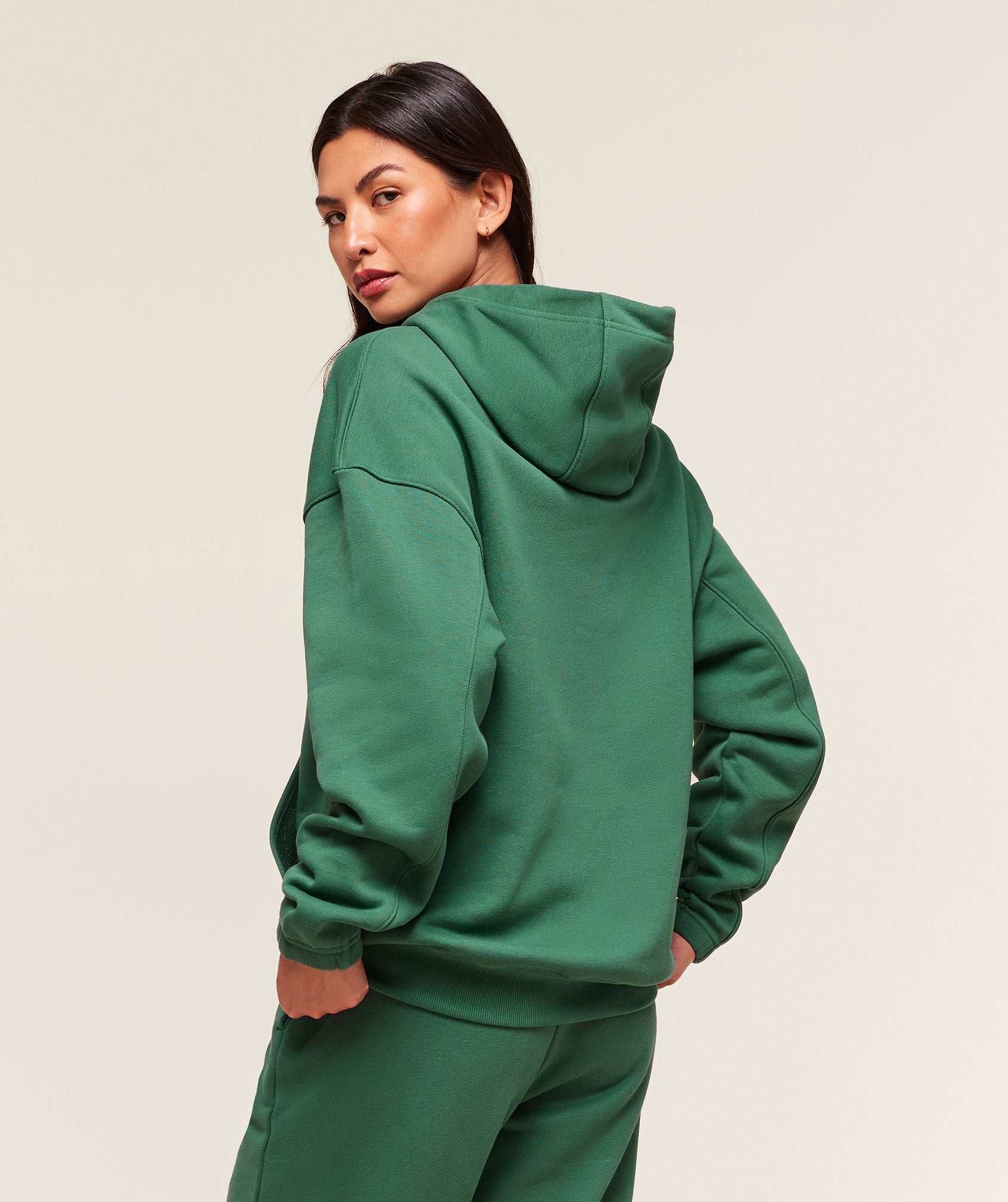 Gymshark Rest Day Sweats 2.0 Oversized Hoodie - Lift Green