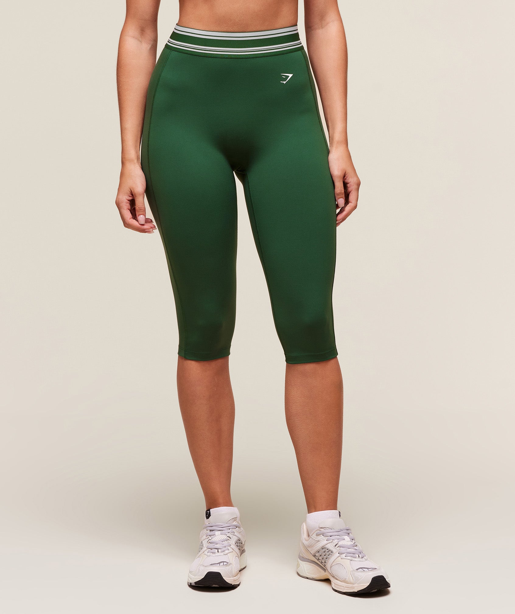 Retro Capri Leggings - Classic Green