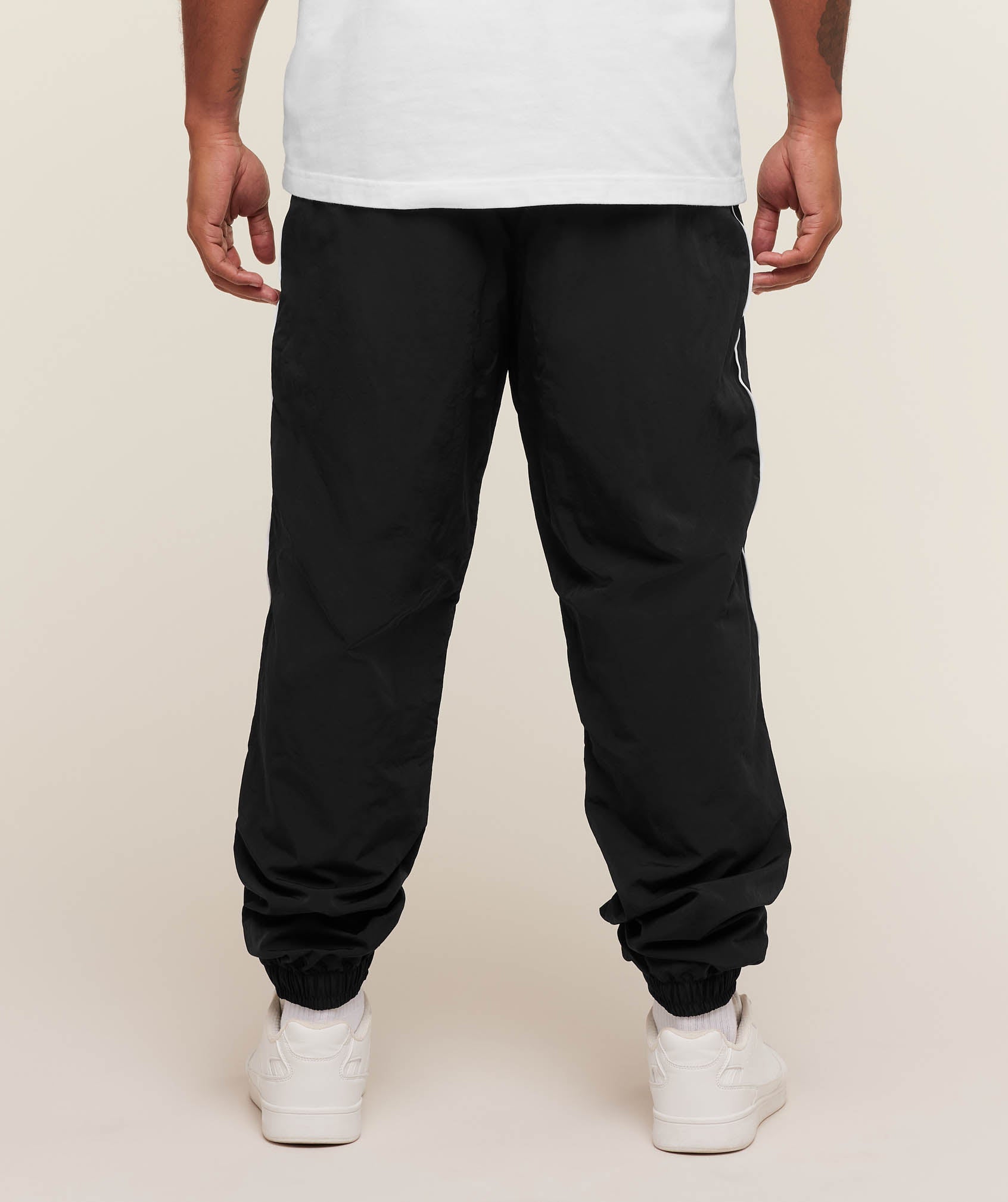Gymshark Retro Shell Track Pants - Black