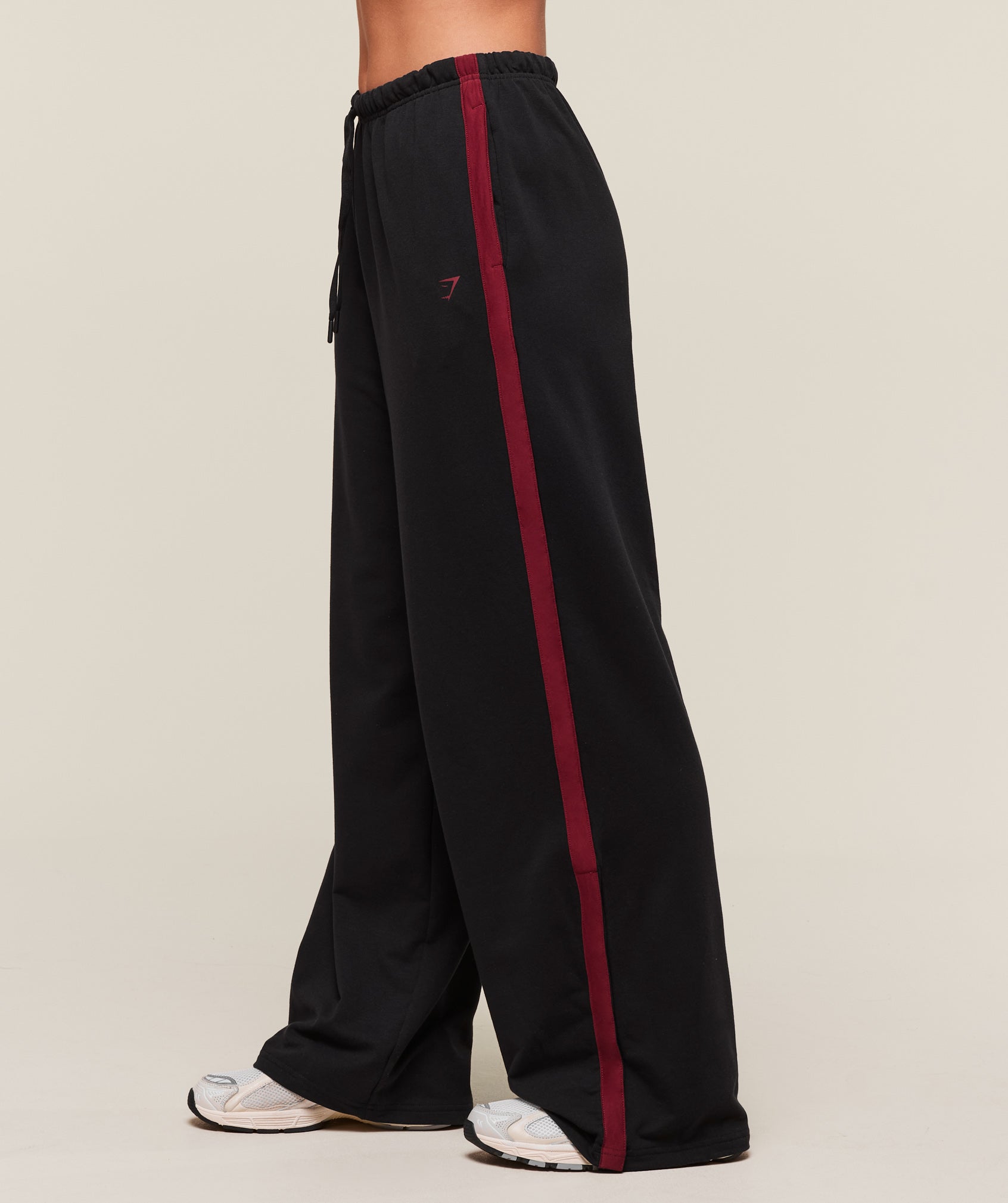 Retro Stripe Snap Pant - Black/Sets Red