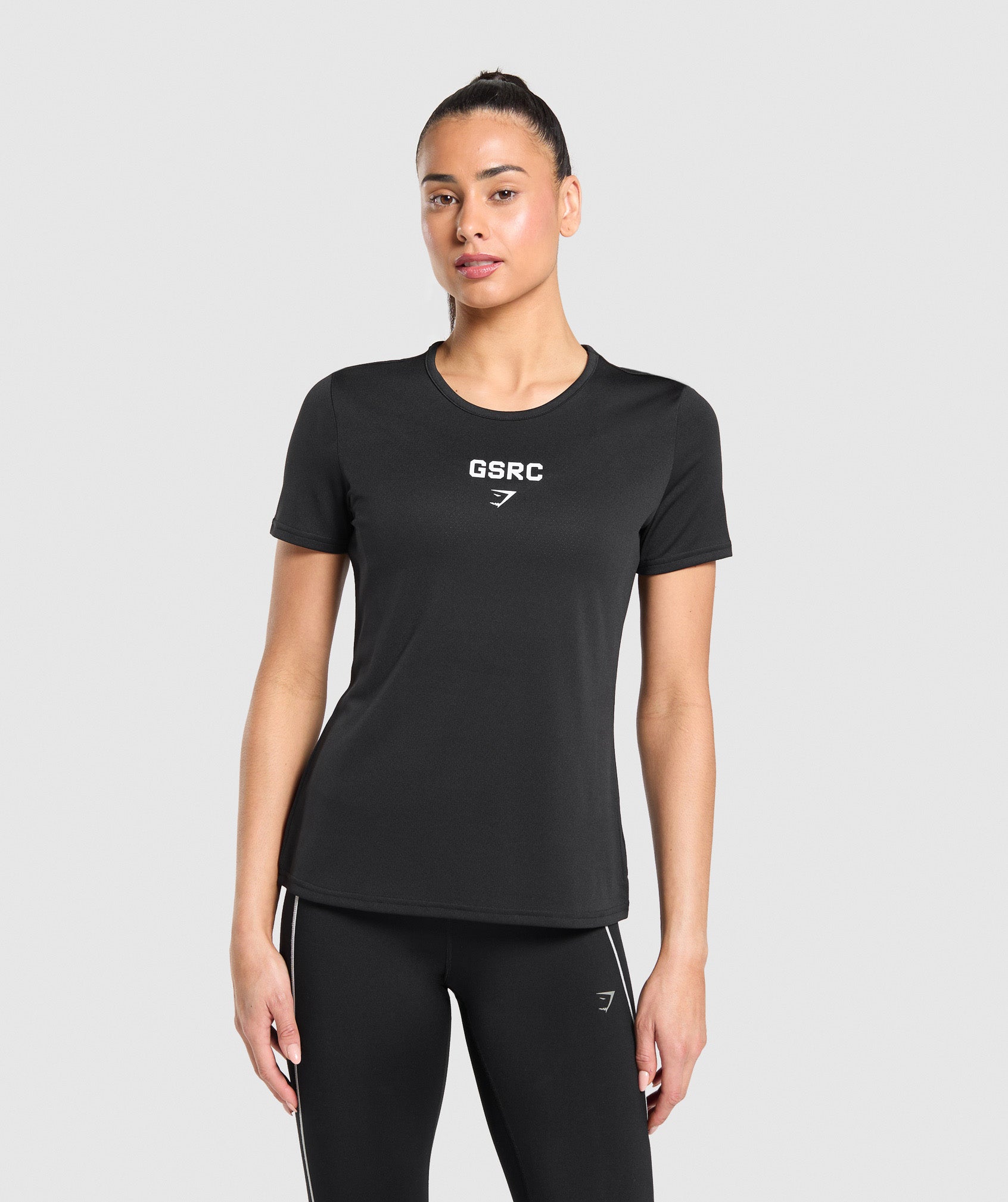 Gymshark Run Club Graphic T-Shirt - Black
