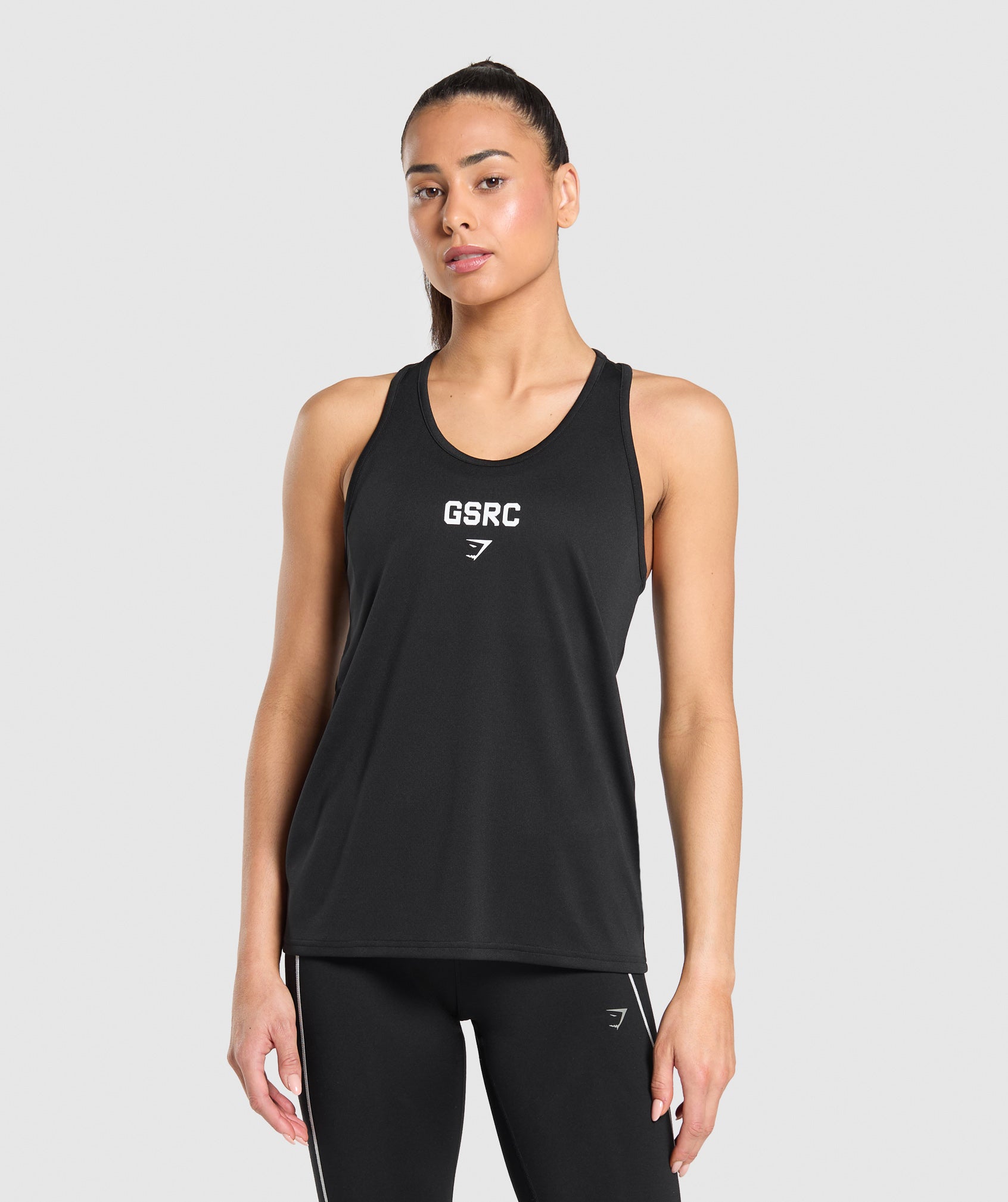 Gymshark Run Club Graphic Tank - Black