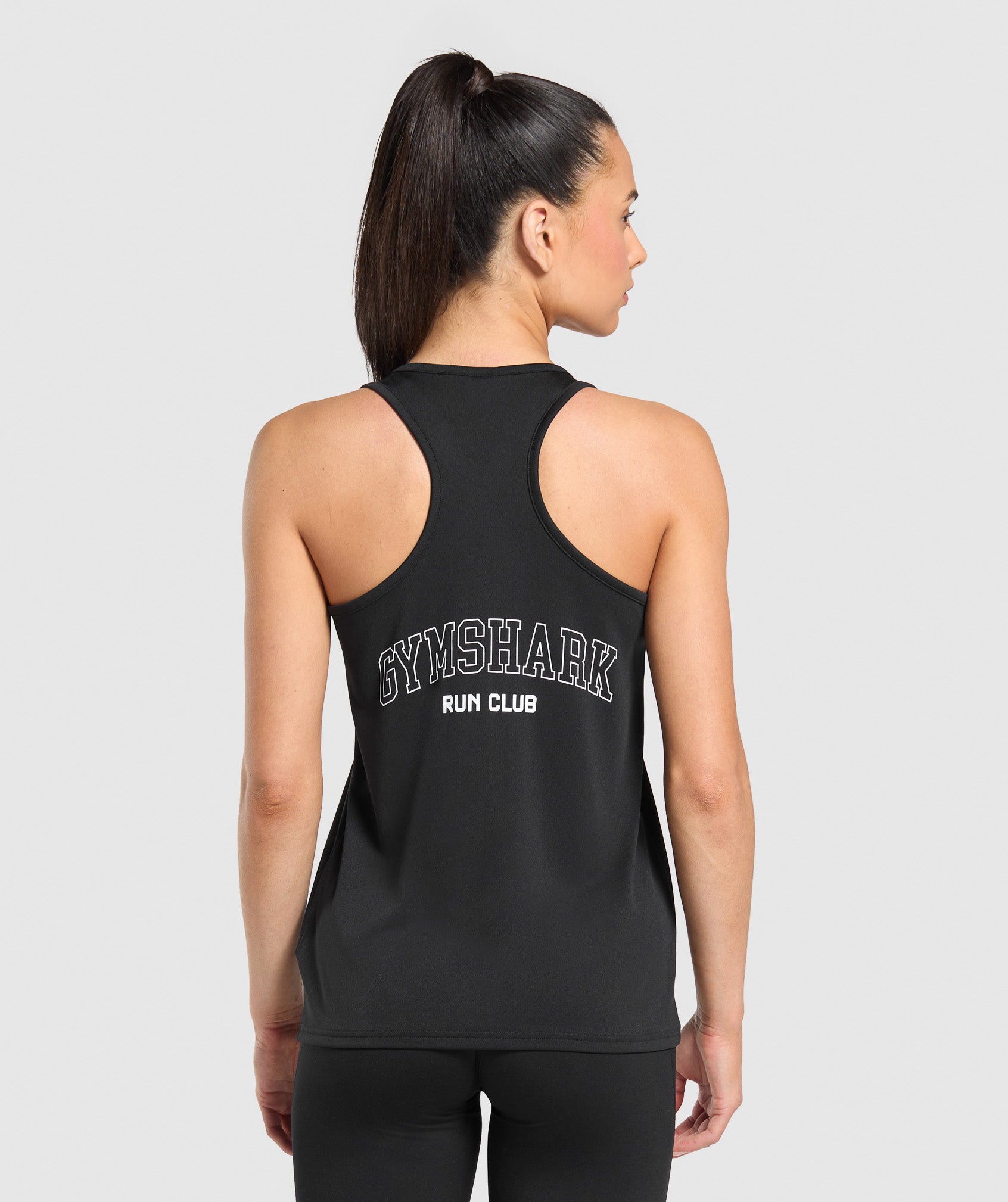 Gymshark Run Club Graphic Tank - Black