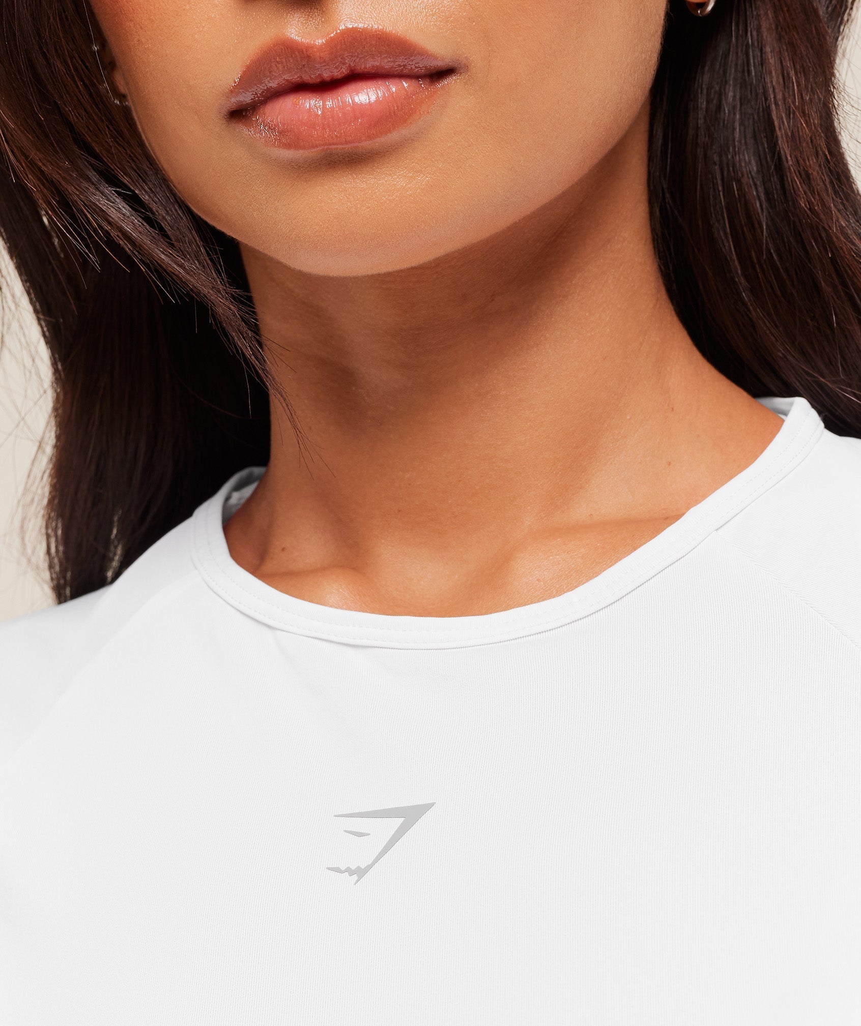 Gymshark Running Back Vent T-Shirt - White