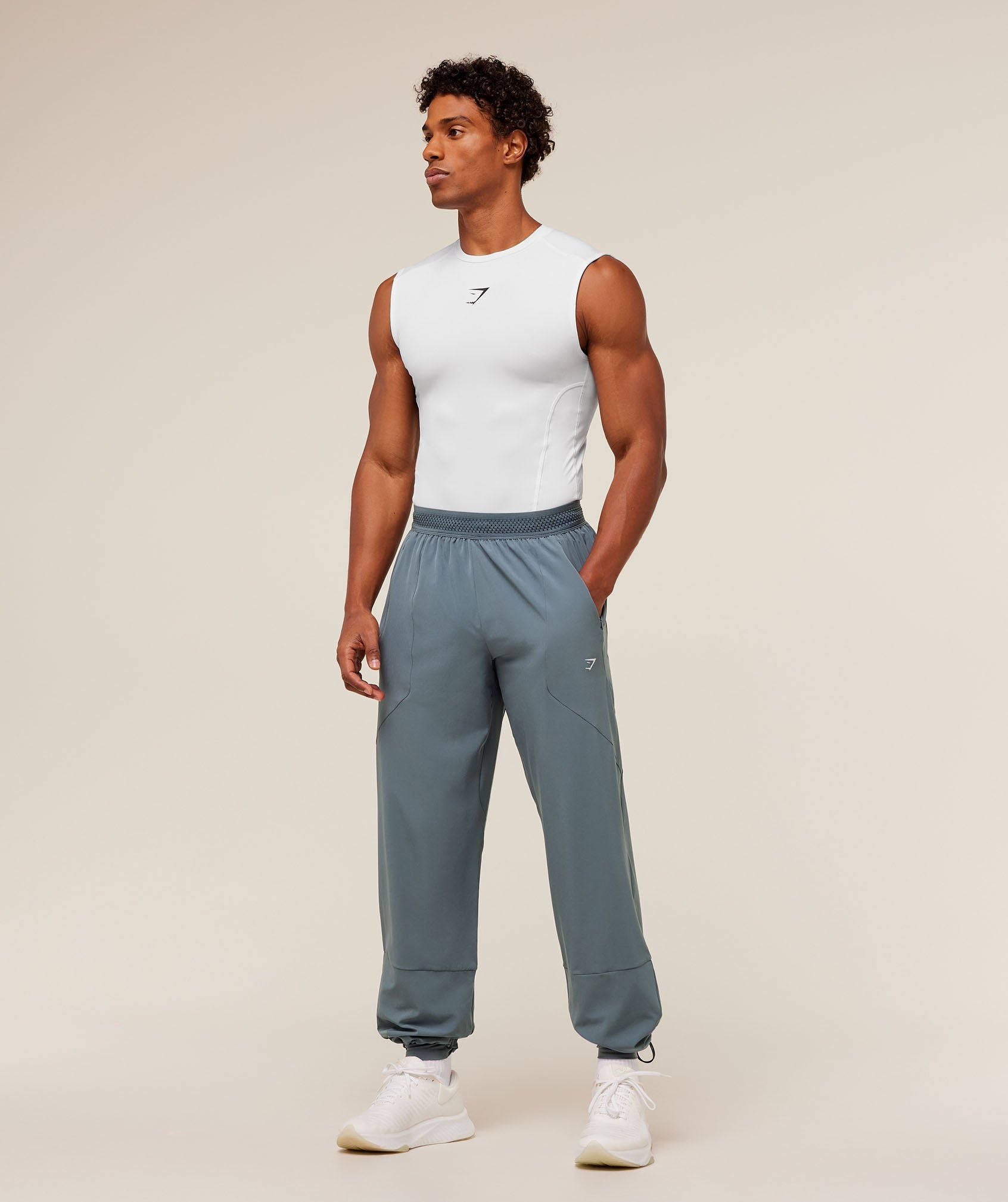 Gymshark Running Joggers - Iron Blue