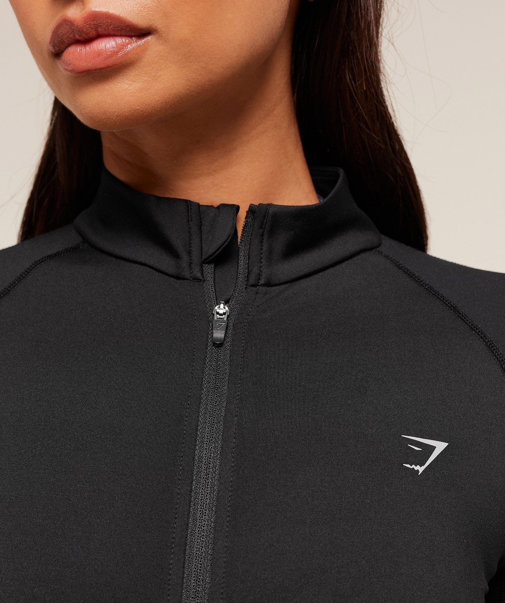 Gymshark Running Warmth Zip Up Jacket - Black