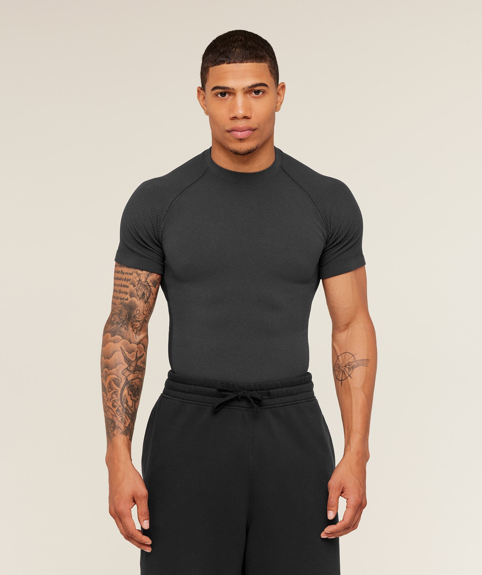 Gymshark Physique T-Shirt - GS Onyx Grey/GS Black