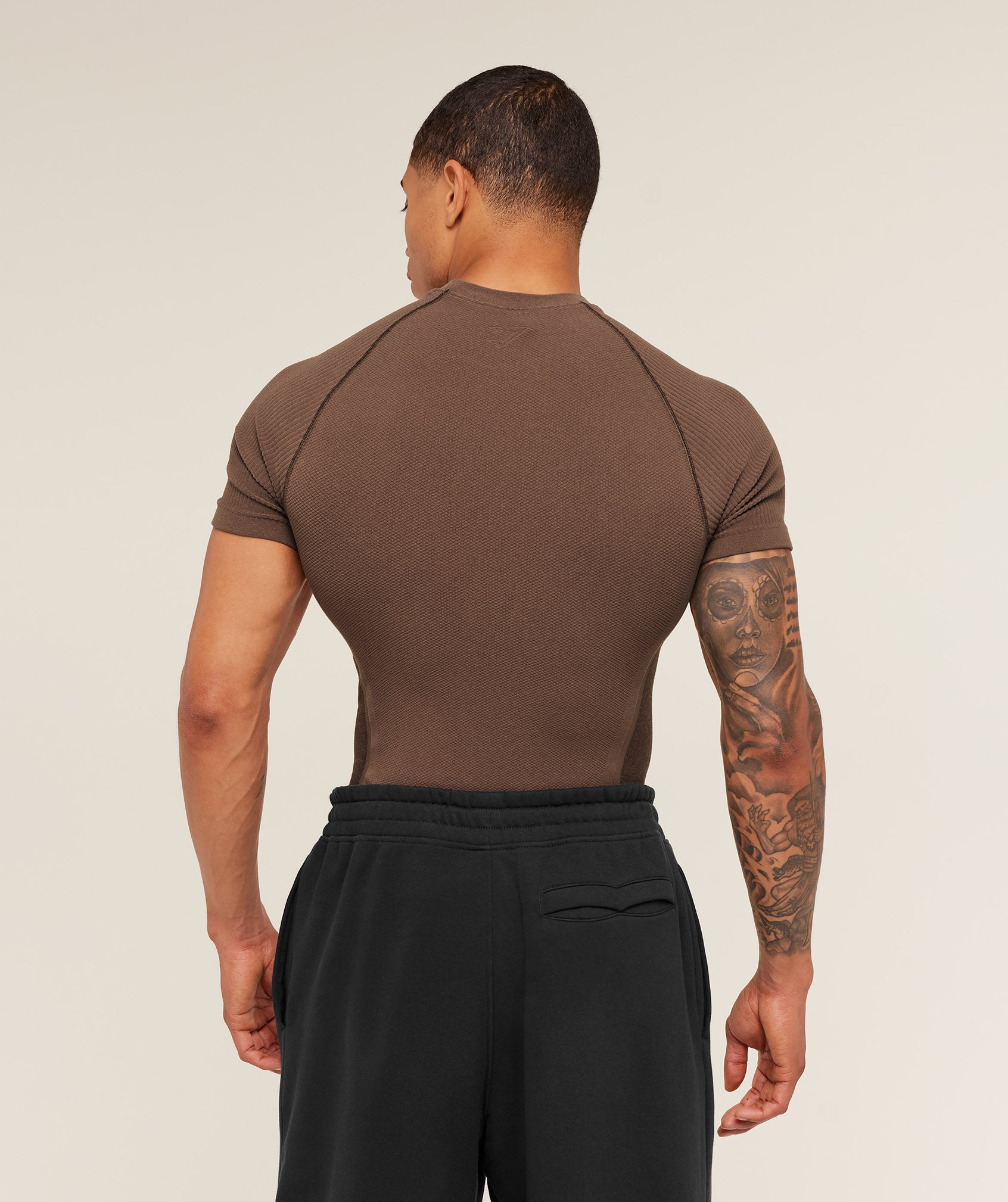 Gymshark Physique T-Shirt - Soft Brown/Archive Brown