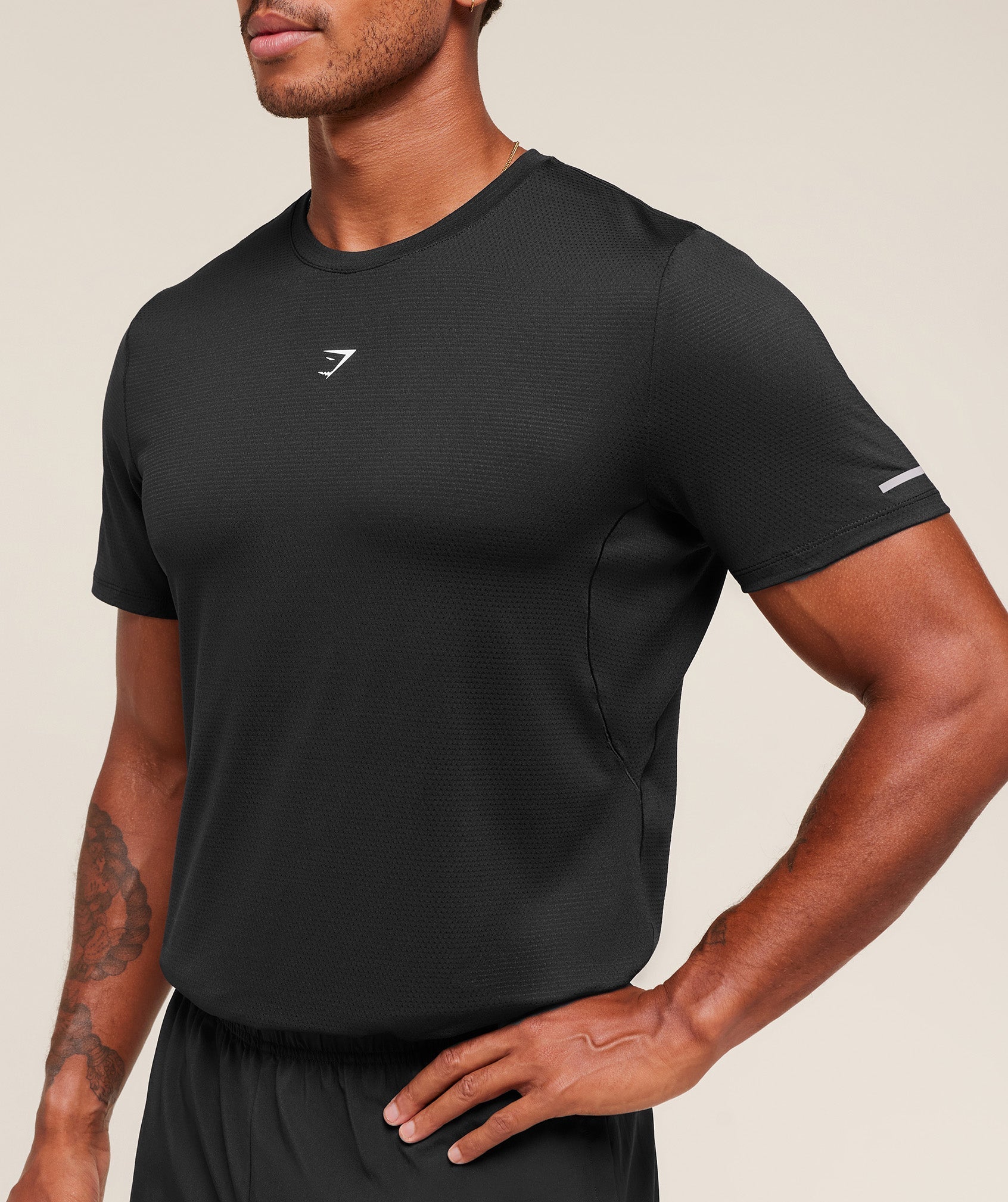 Gymshark Running T-Shirt - Black