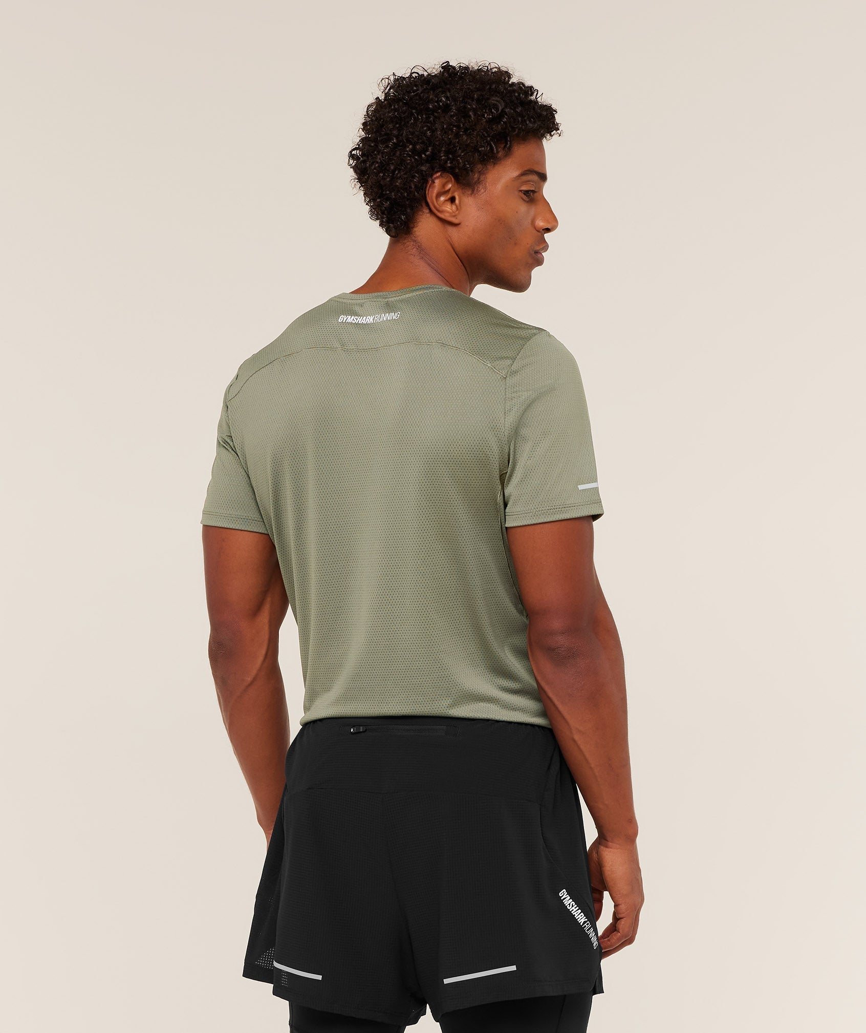 Gymshark Running T-Shirt - Base Green