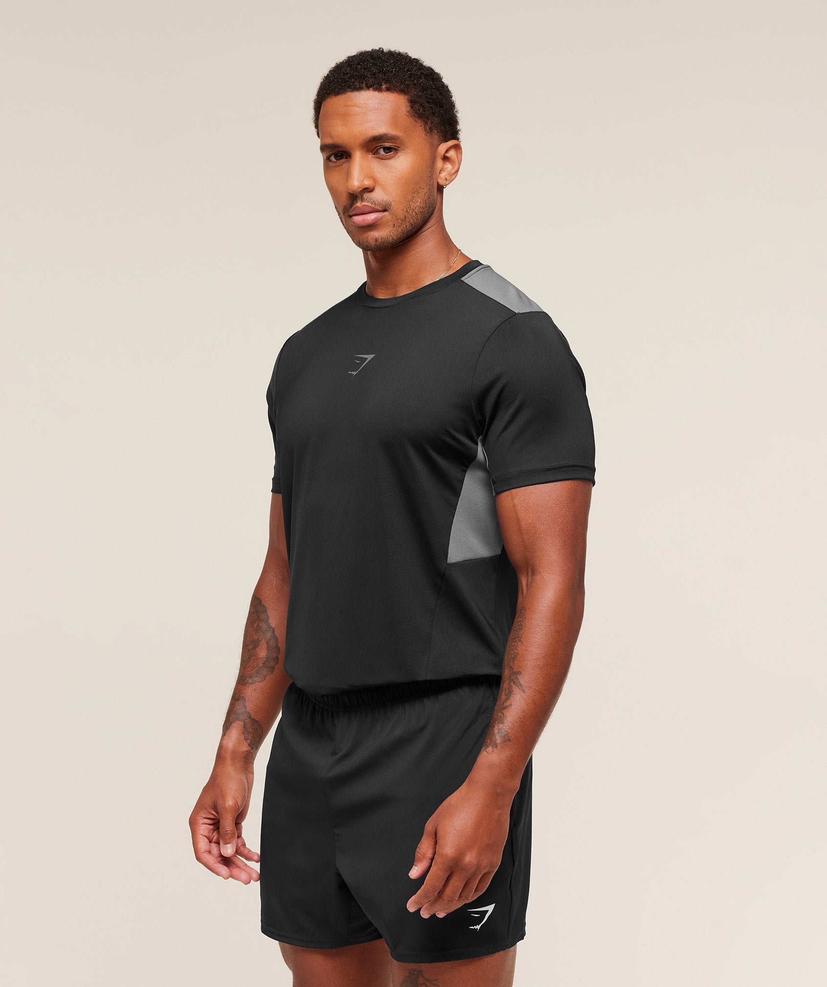 Gymshark Sport T-Shirt - Black/Dark Grey