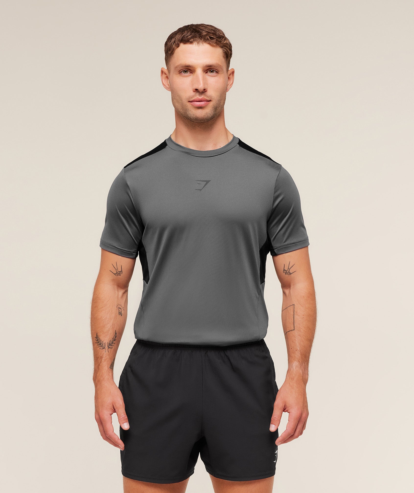 Gymshark Sport T-Shirt - Dark Grey/Black