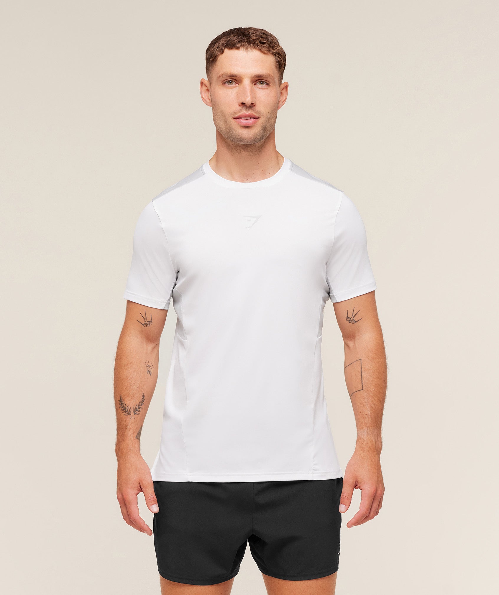 Gymshark Sport T-Shirt - White/Light Grey