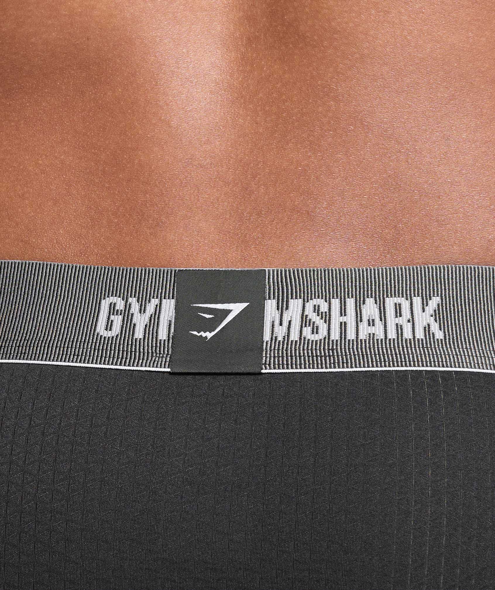 Gymshark Sports Tech Boxer 3PK - Black/Deep Orange/Celeste Blue
