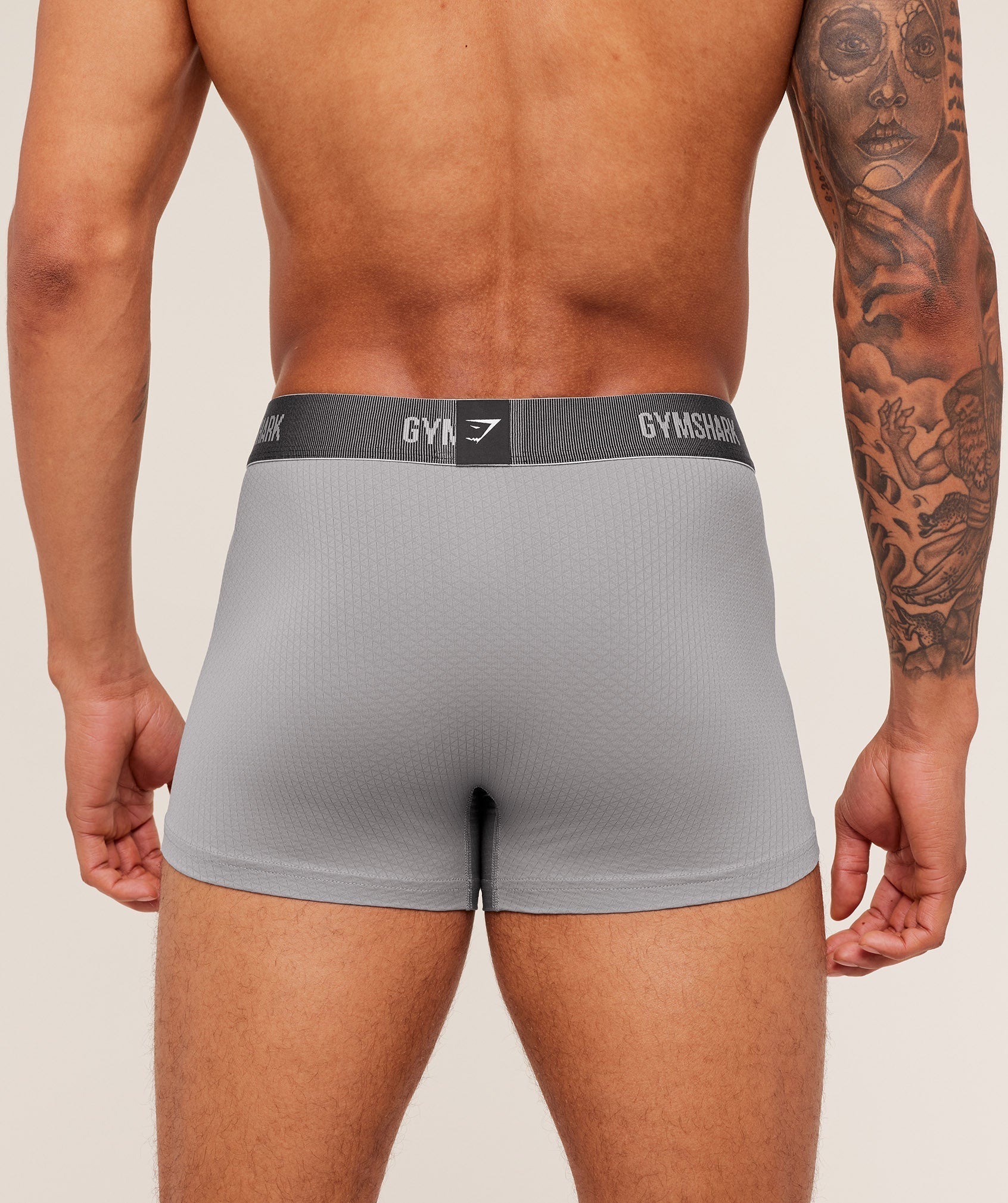 Gymshark Sports Tech Boxer 3PK - GS Smokey Grey/GS Smokey Grey/GS Smokey Grey