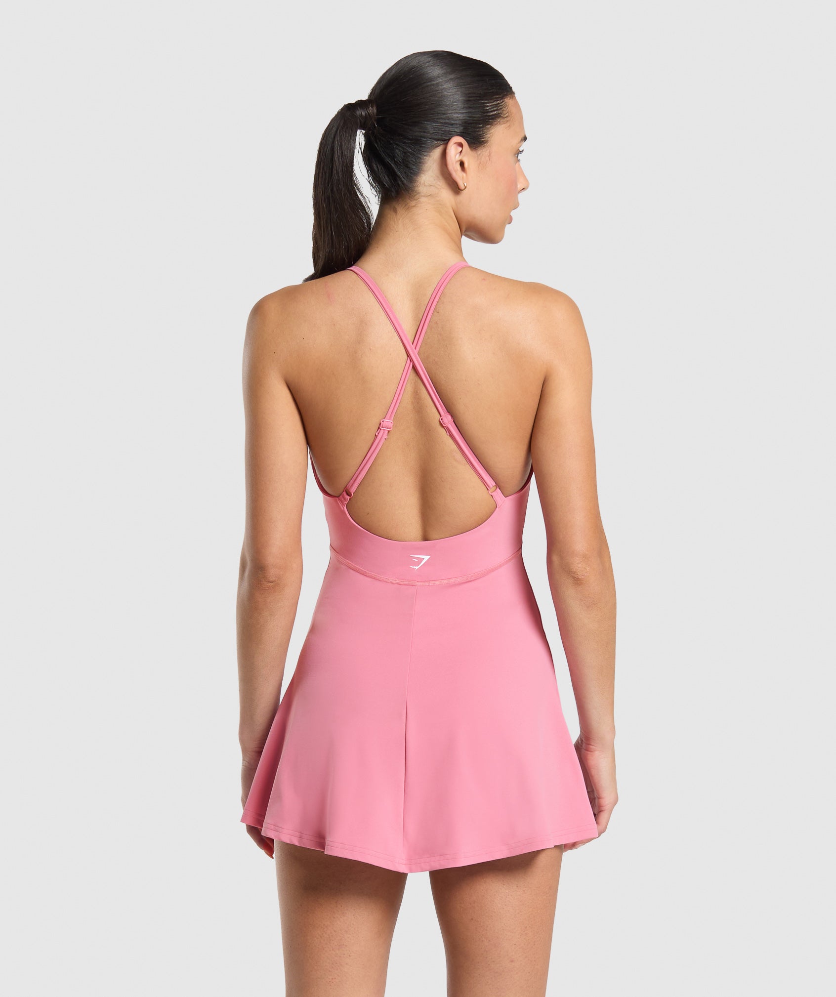 Gymshark Strappy 2-in-1 Dress - Sunset Pink