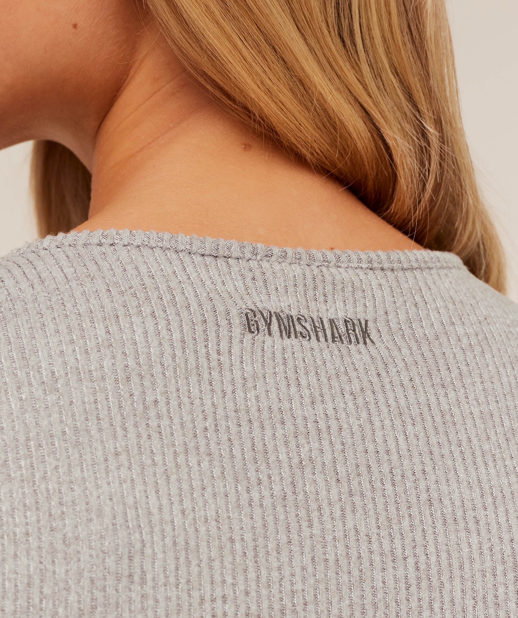 Gymshark SuperSoft T-Shirt - Light Grey Core Marl