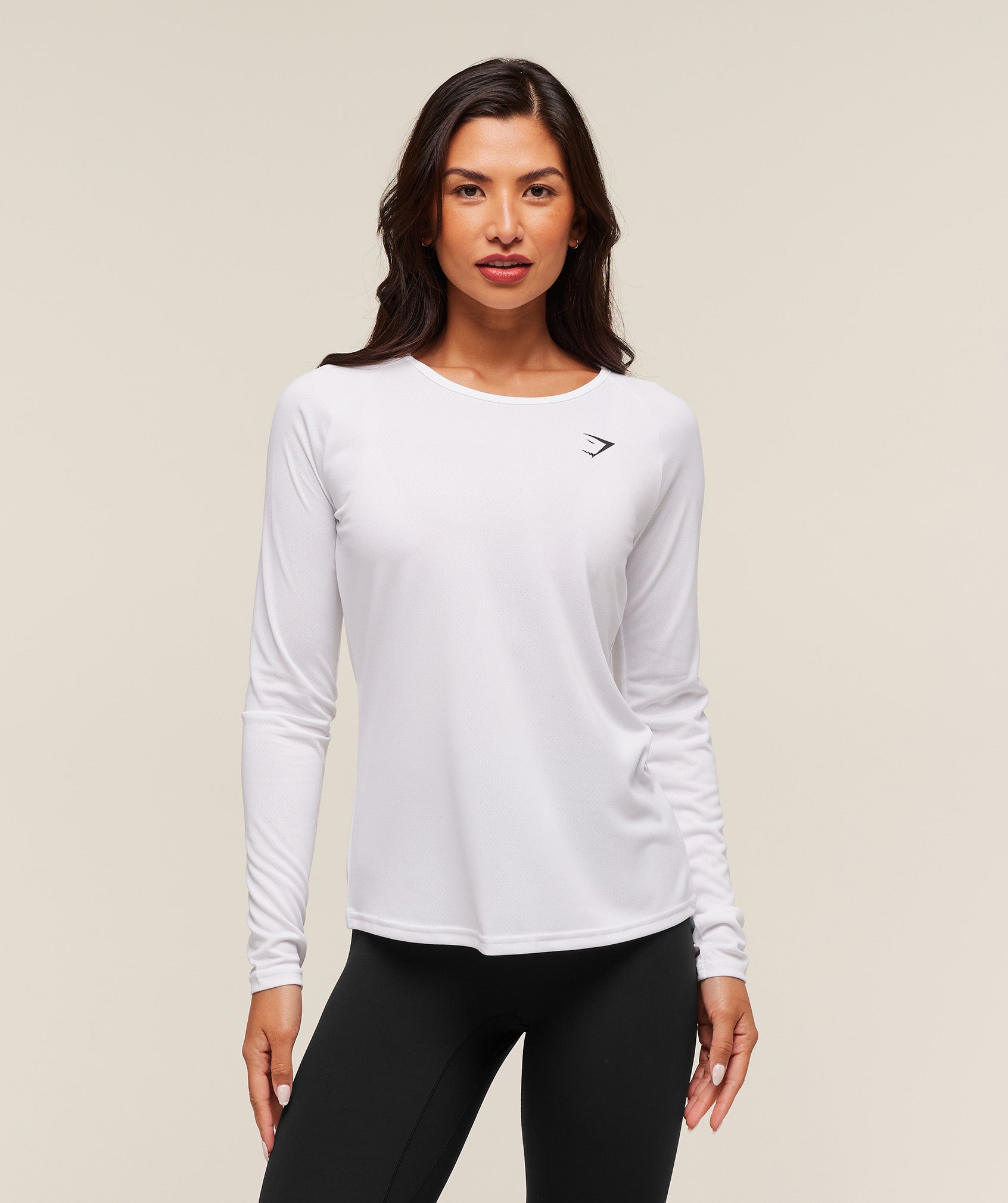 Gymshark Training Long Sleeve Top - White