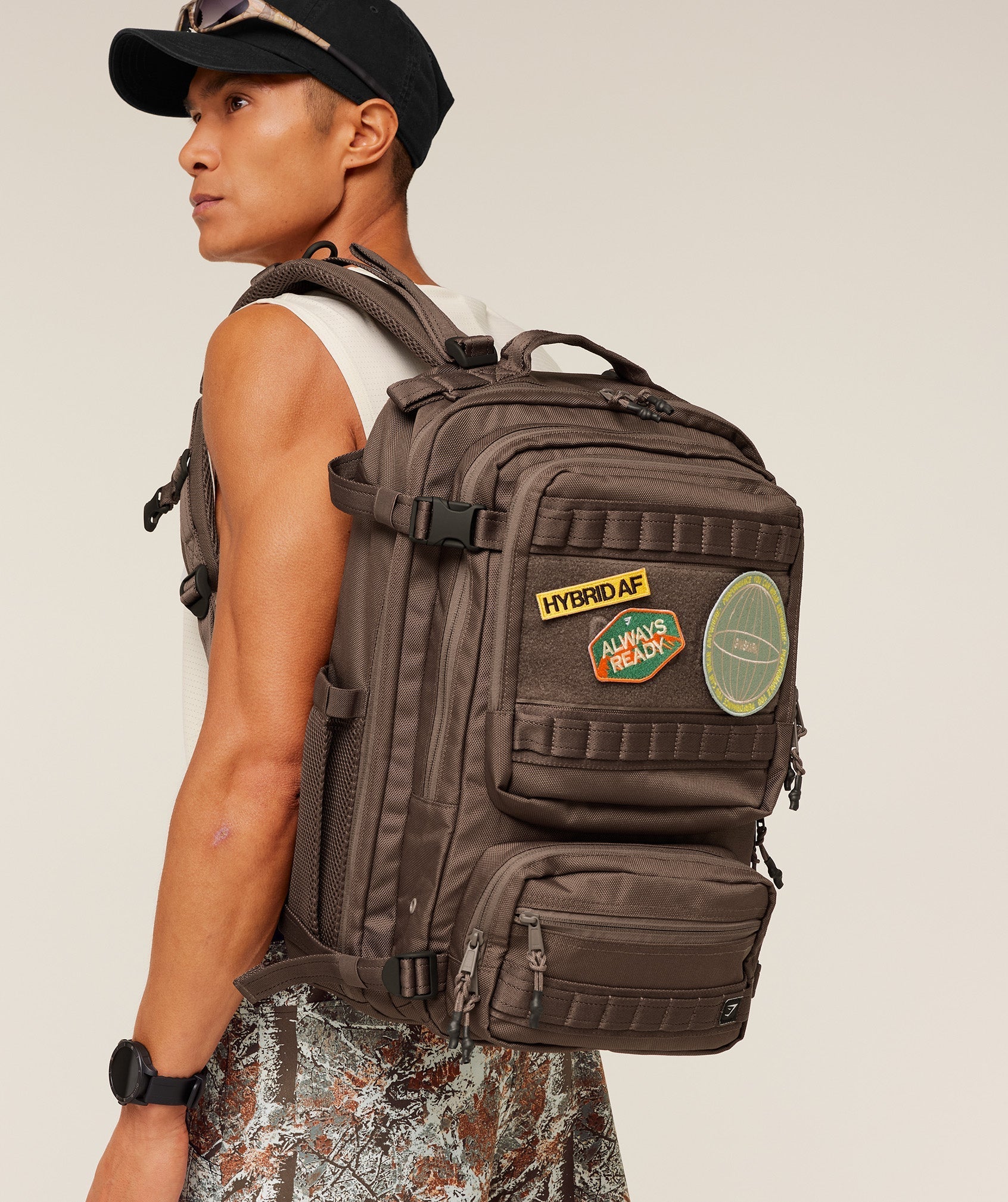 Gymshark Tactical Backpack - Soft Brown