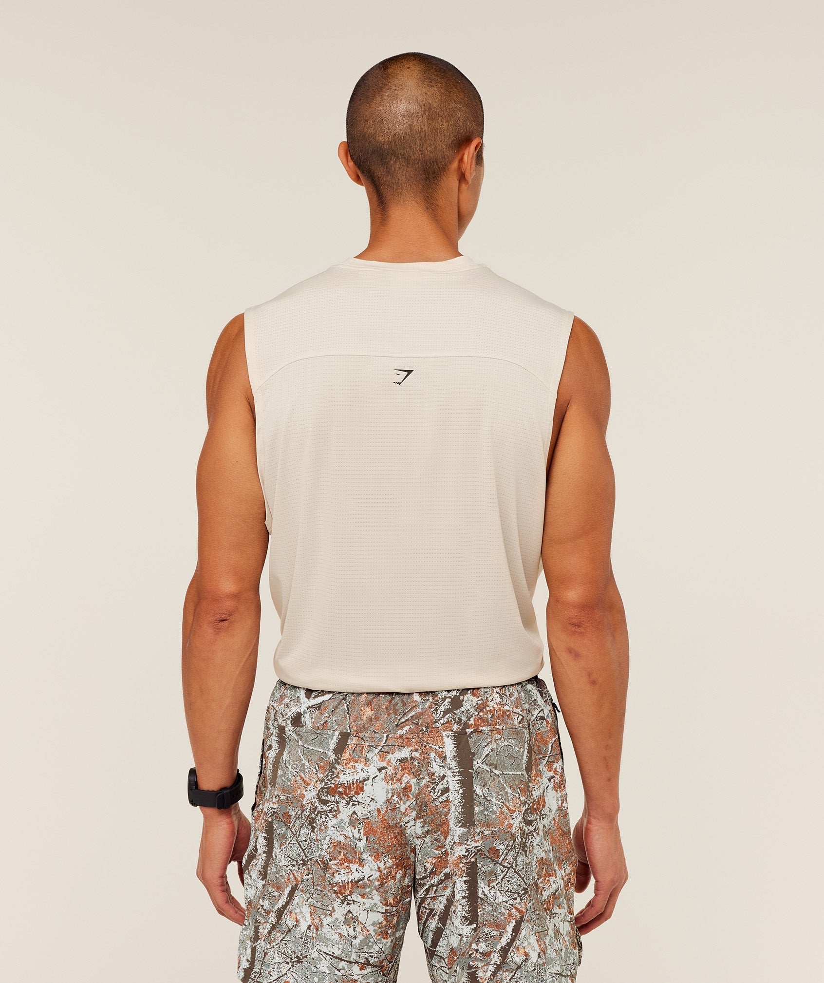 Gymshark Tactical Tank - Oat White