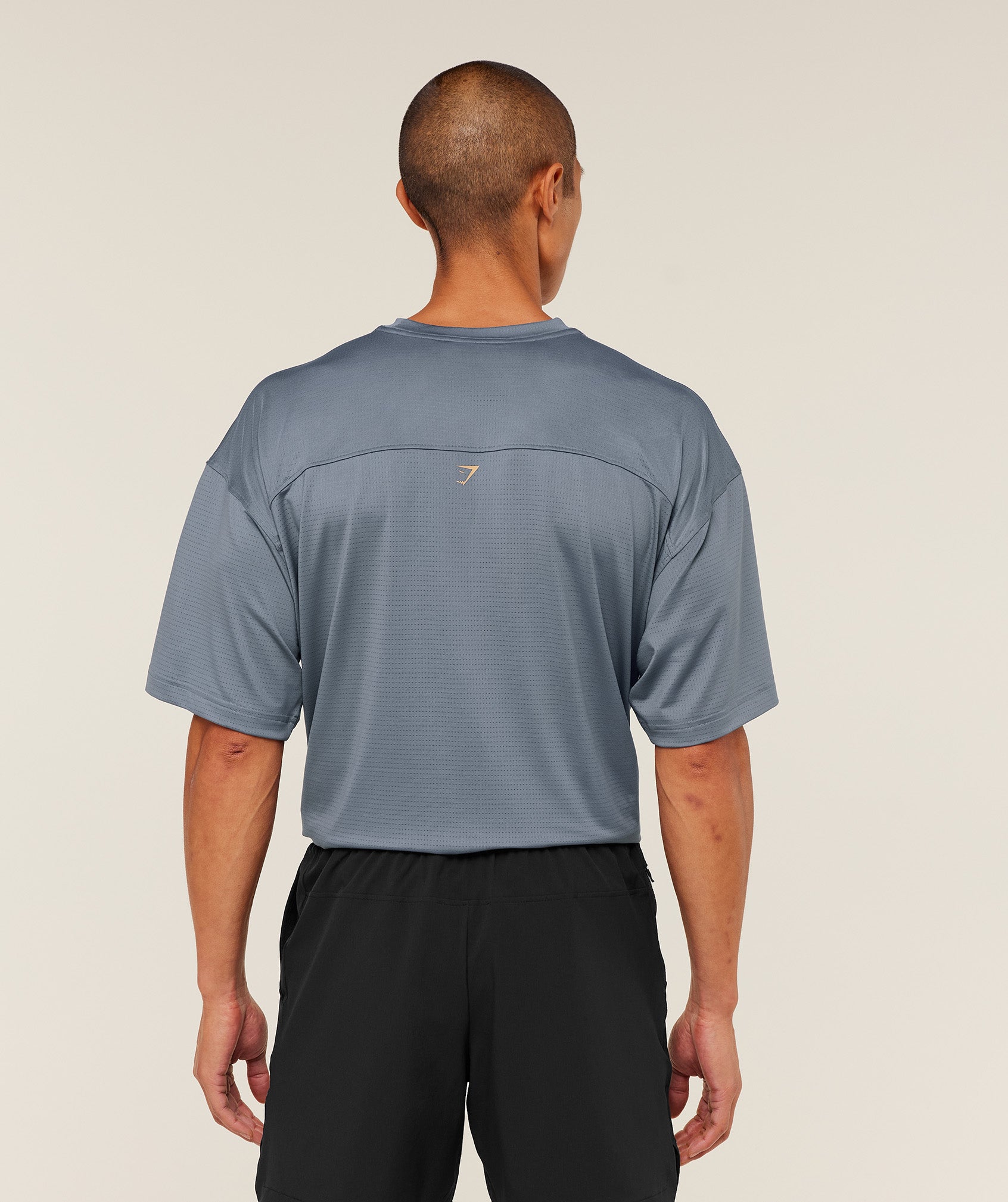 Gymshark Tactical Oversized T-Shirt - Iron Blue