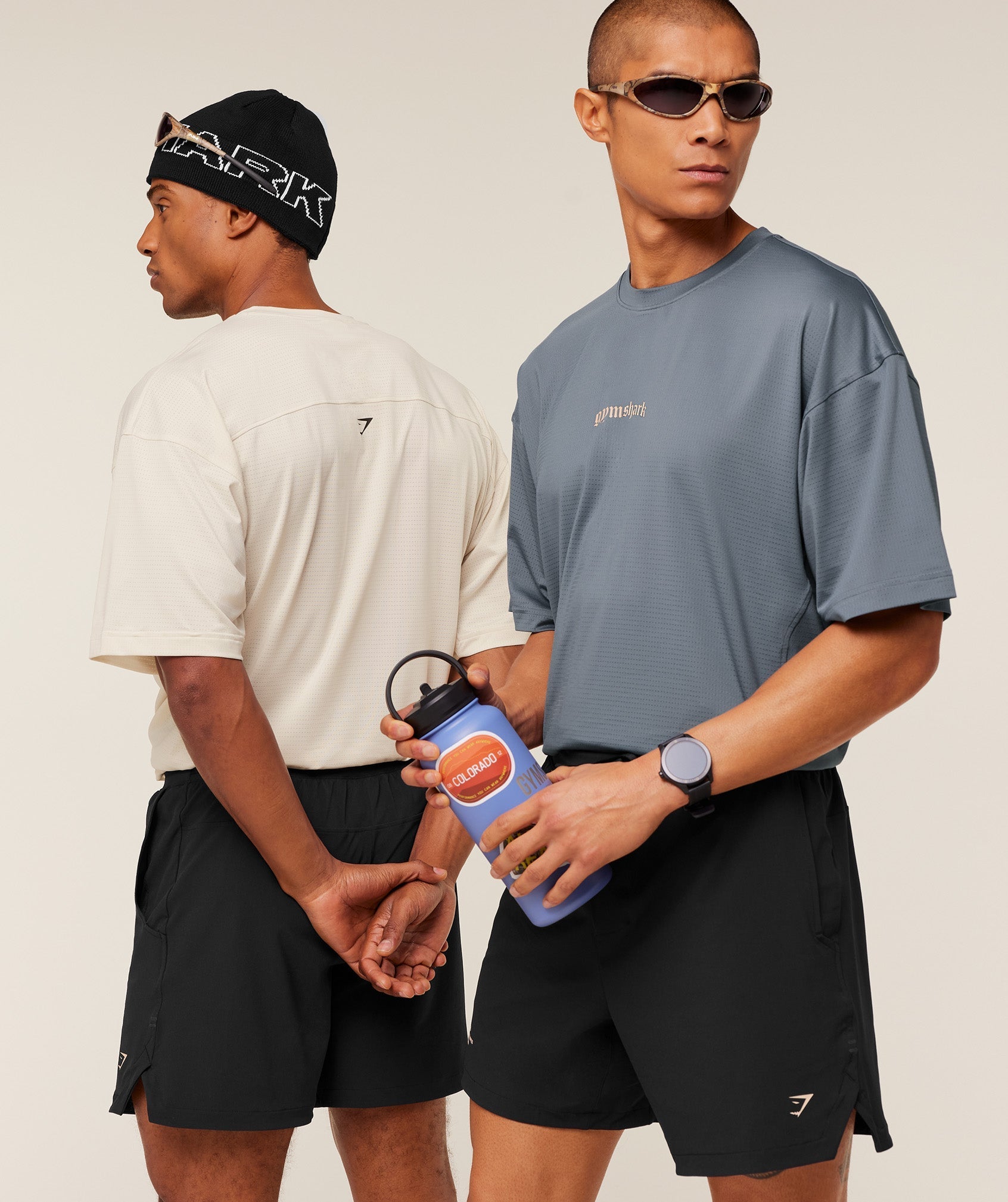 Gymshark Tactical Oversized T-Shirt - Iron Blue