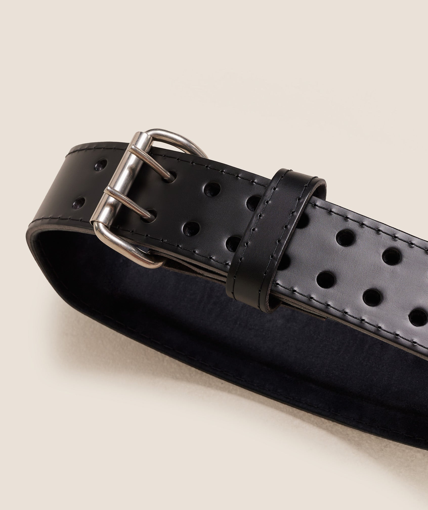 Gymshark Tapered Double Prong Lifting Belt - Black