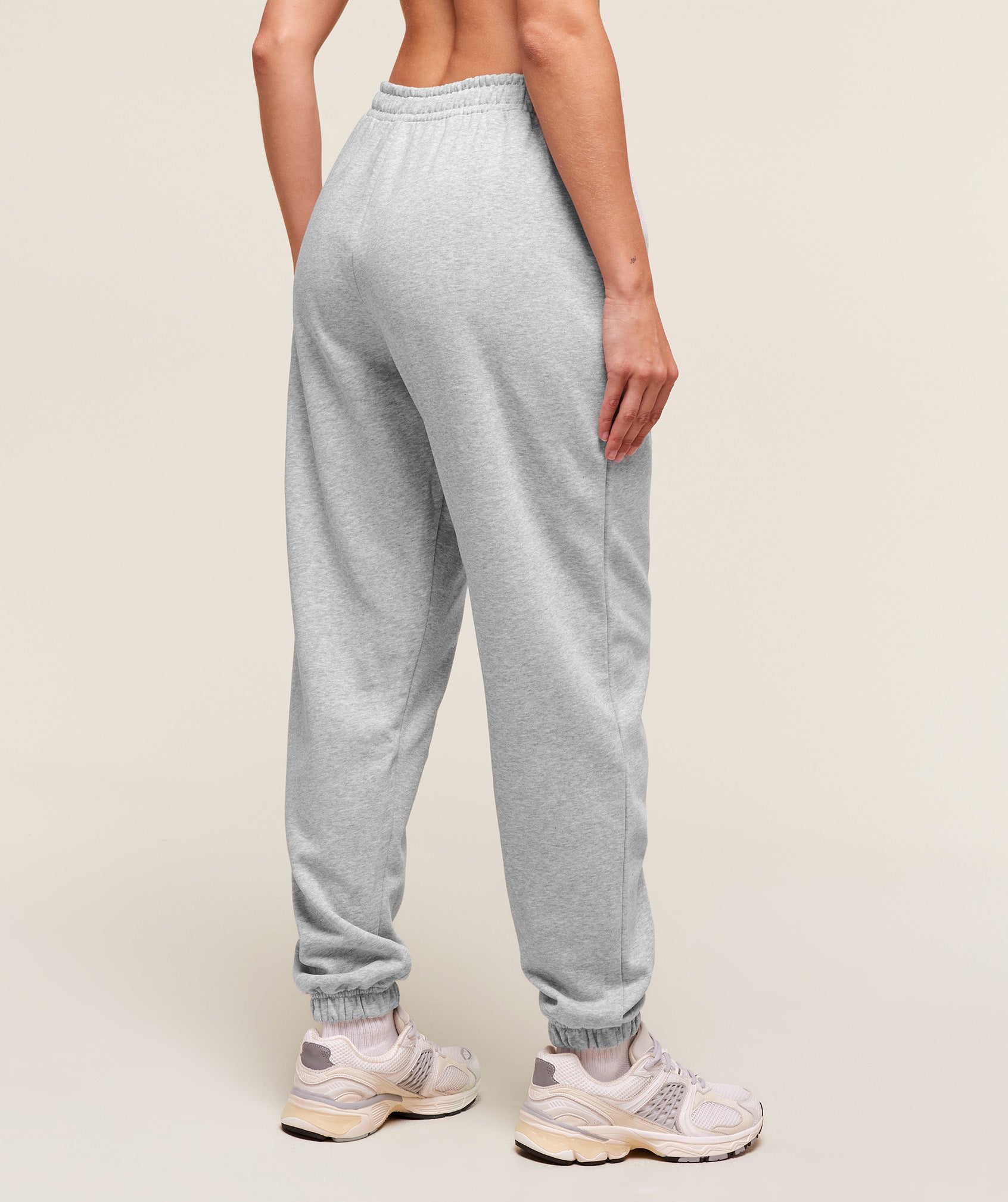 Gymshark Training Fleece Joggers - Light Grey Core Marl