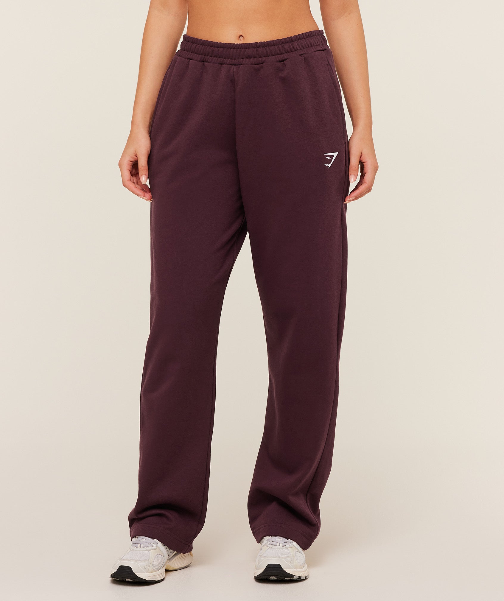 Gymshark Training Fleece Straight Leg Jogger - GS Cherry Purple